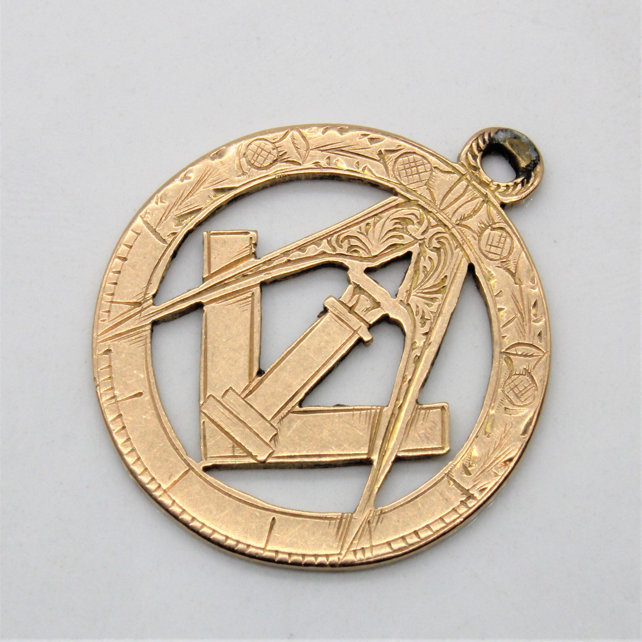 1907 Birmingham 9k Masonic Pendant