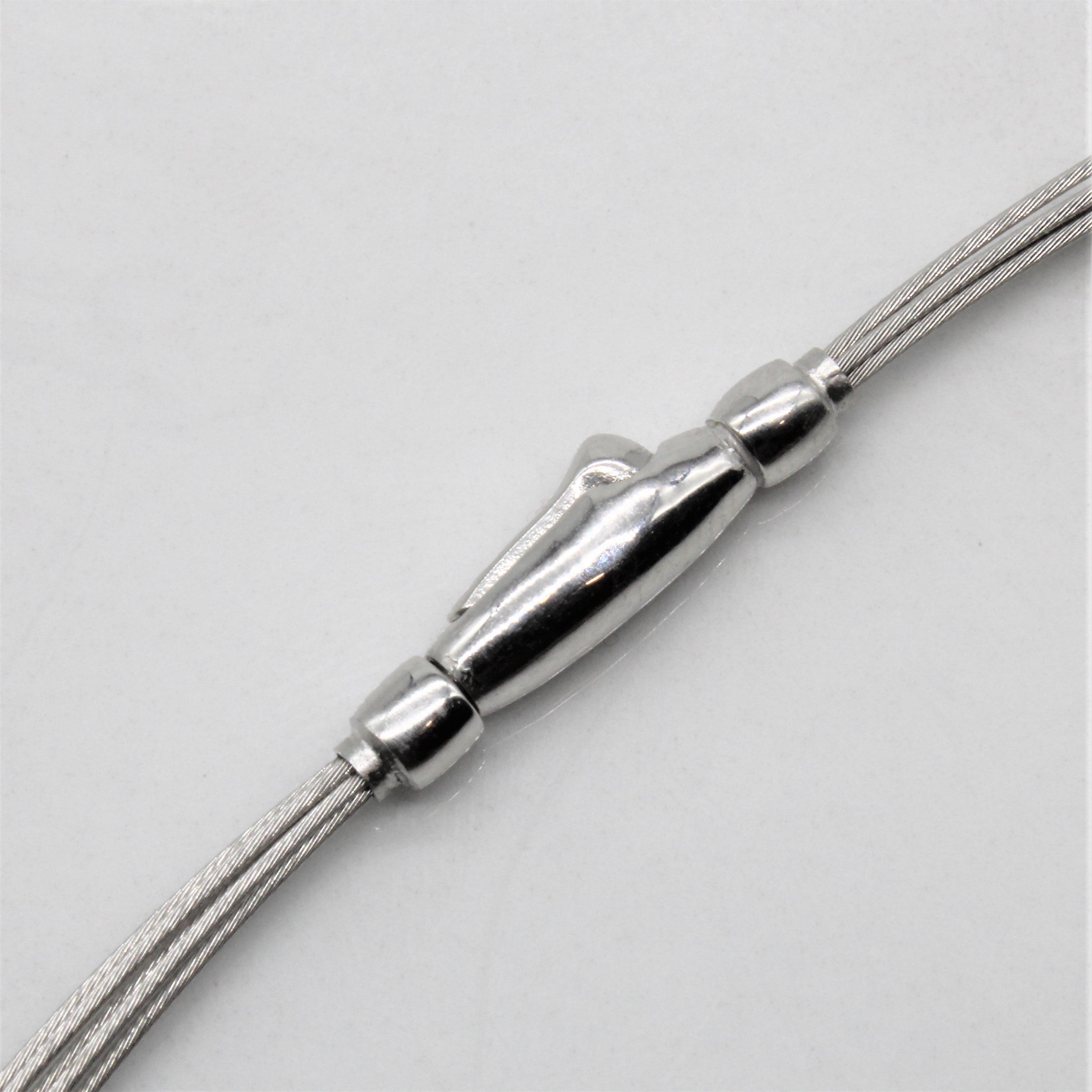 Collier ras du cou en fil métallique | 45,7 cm |