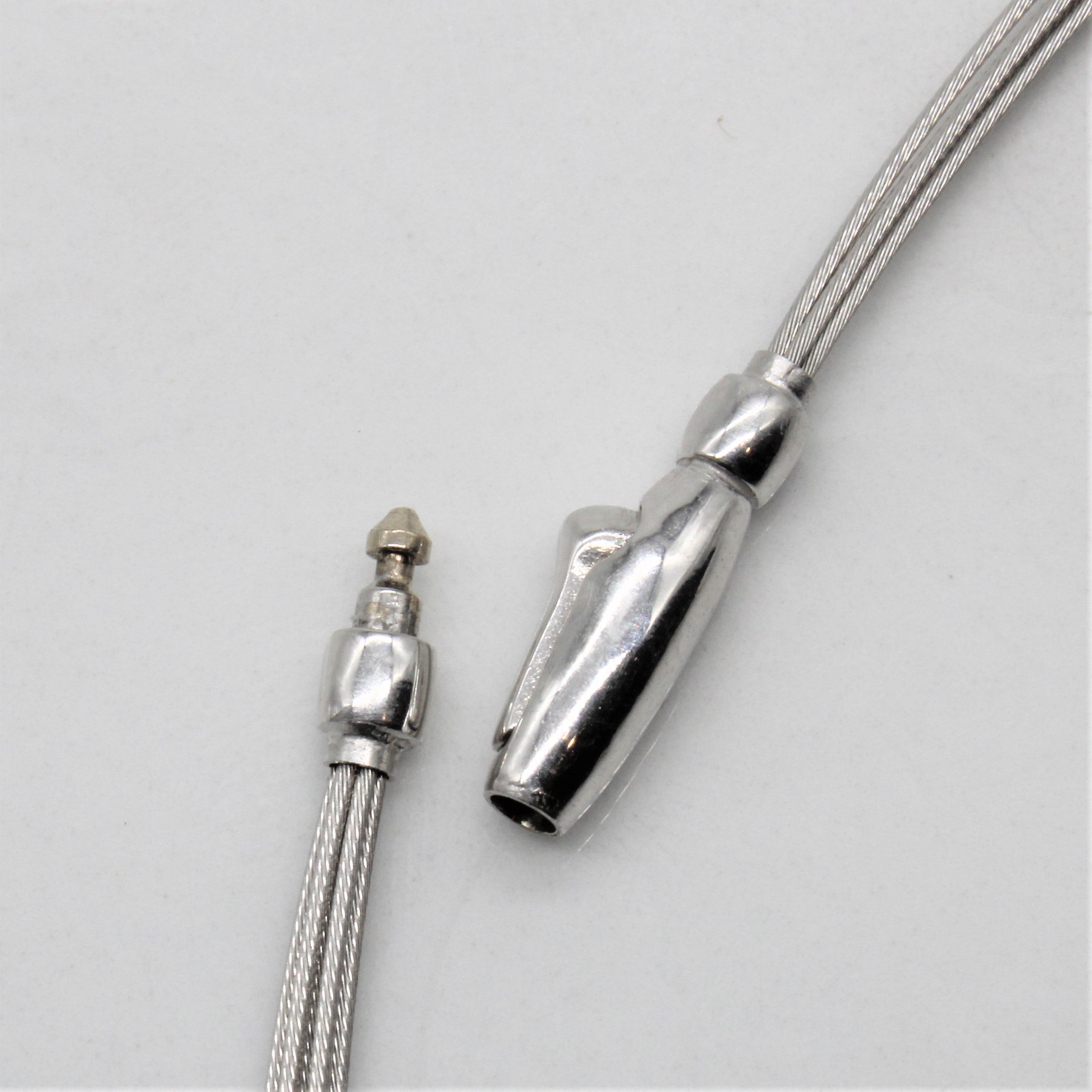 Collier ras du cou en fil métallique | 45,7 cm |