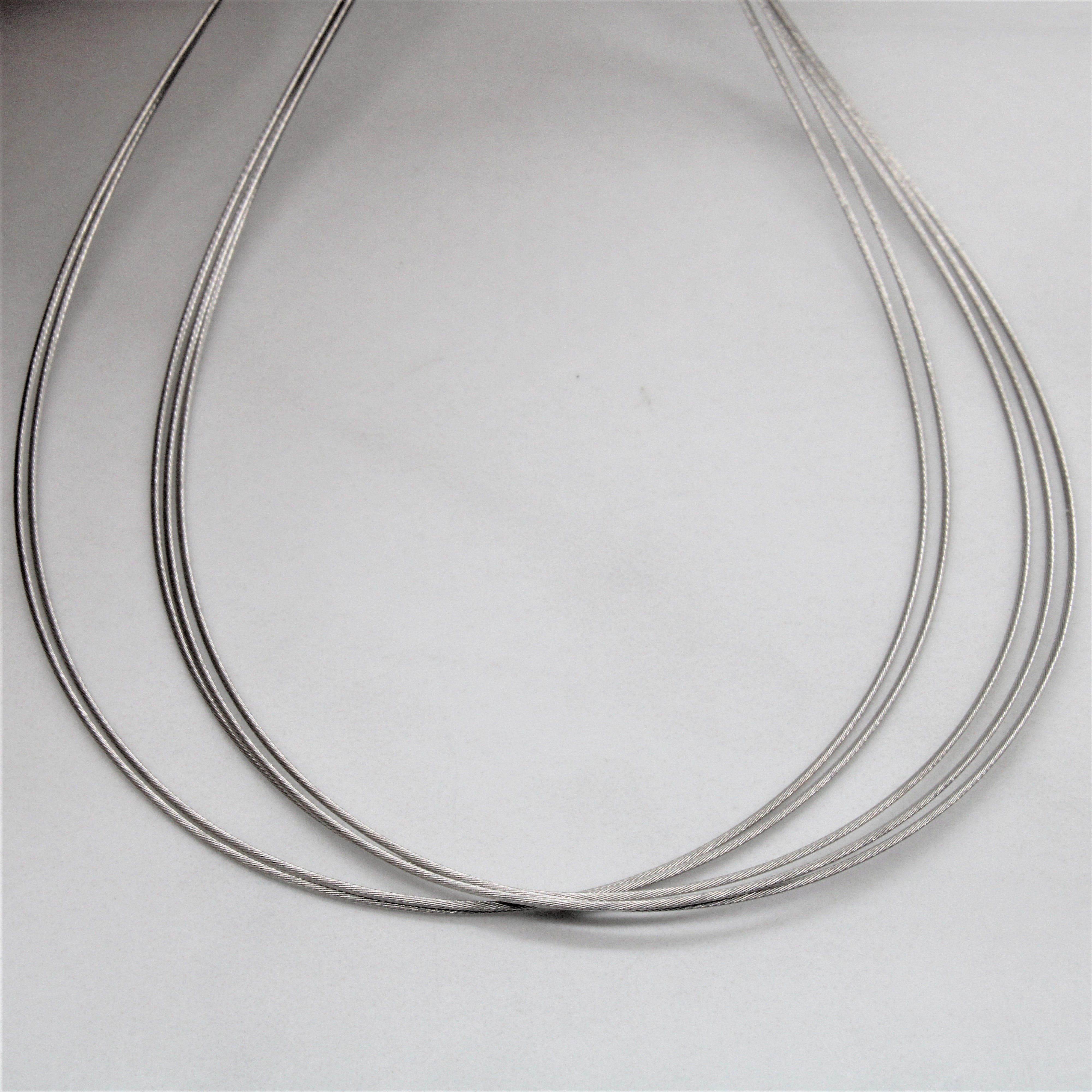 Collier ras du cou en fil métallique | 45,7 cm |