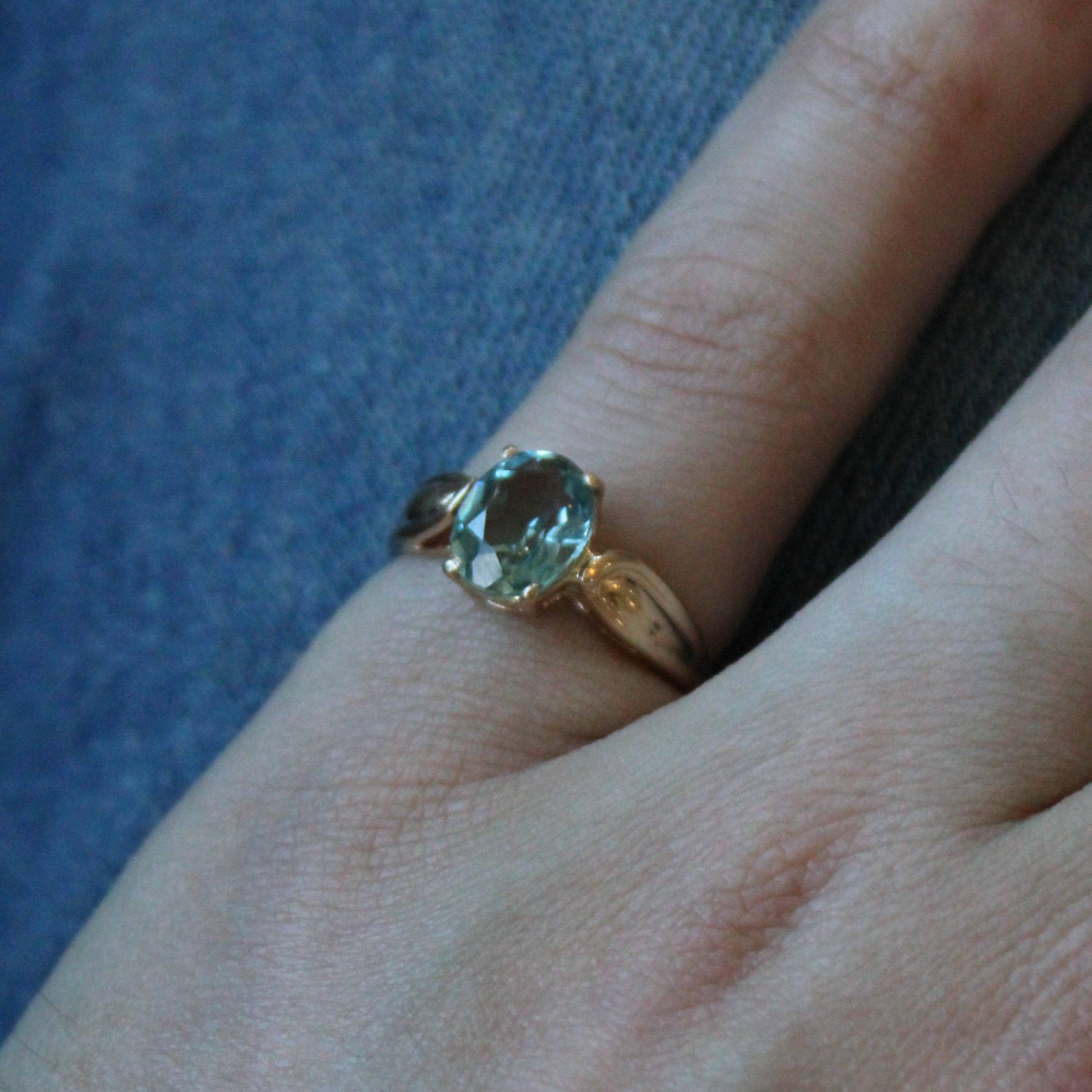 Blue Topaz Cocktail Ring | 2.02ct | SZ 6.75 |