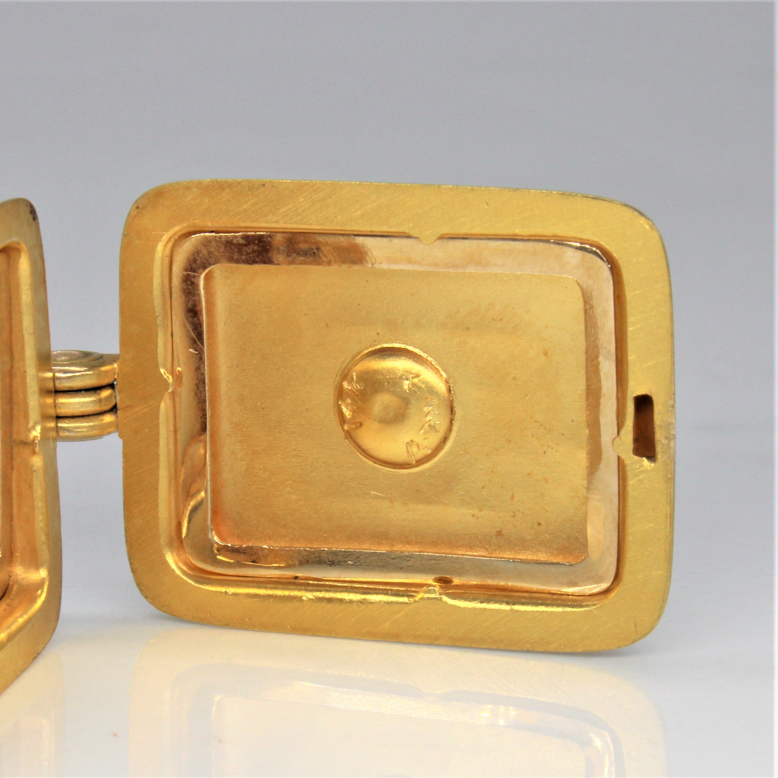 Mid Century Engraved Initial 'H.E.' Locket |