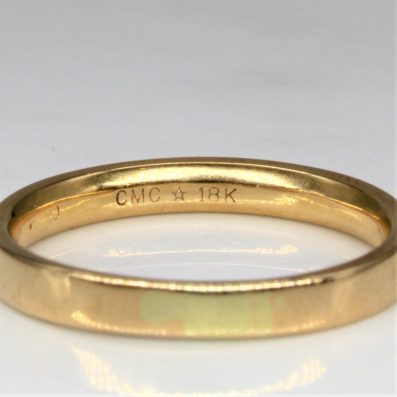 Yellow Gold Flat Band | SZ 8.5 |