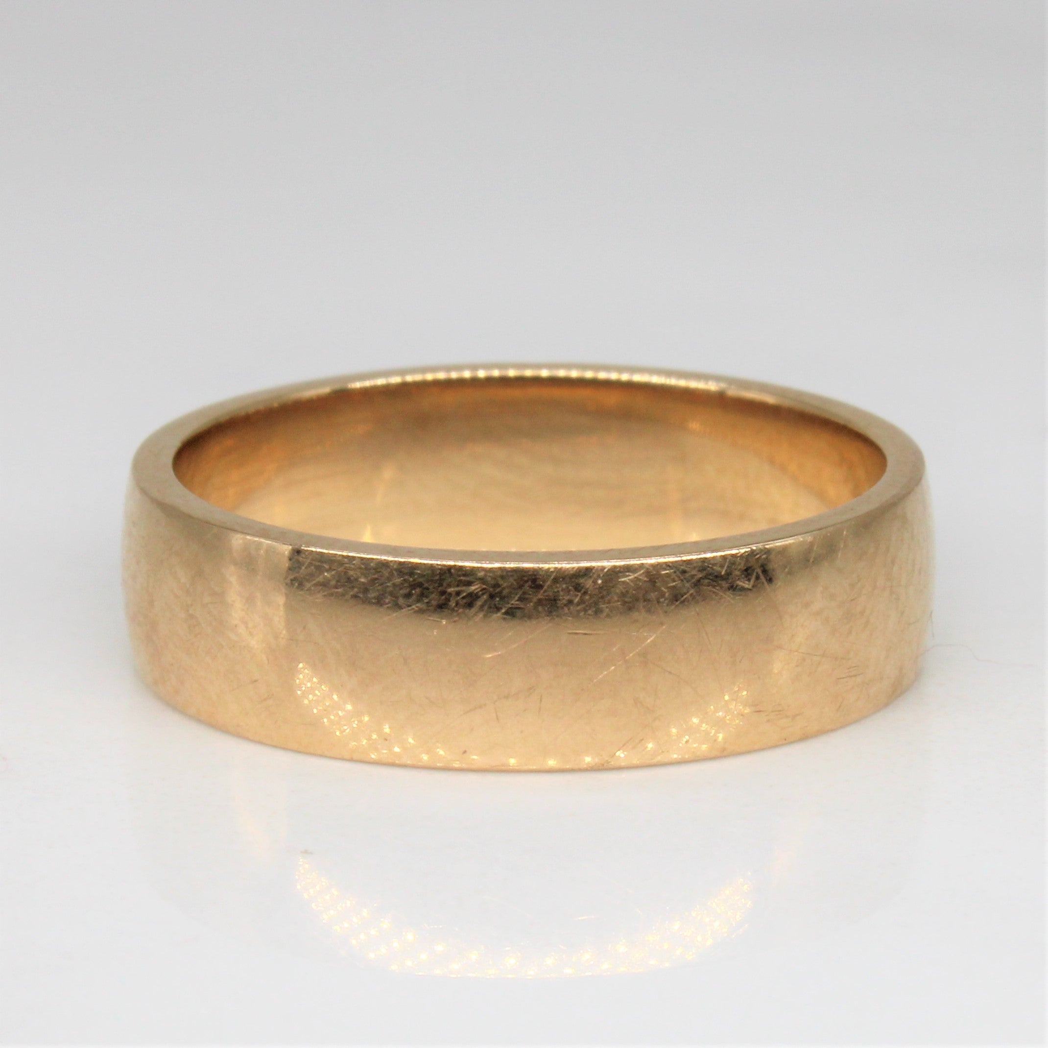 Yellow Gold Flat Band | SZ 6.75 |