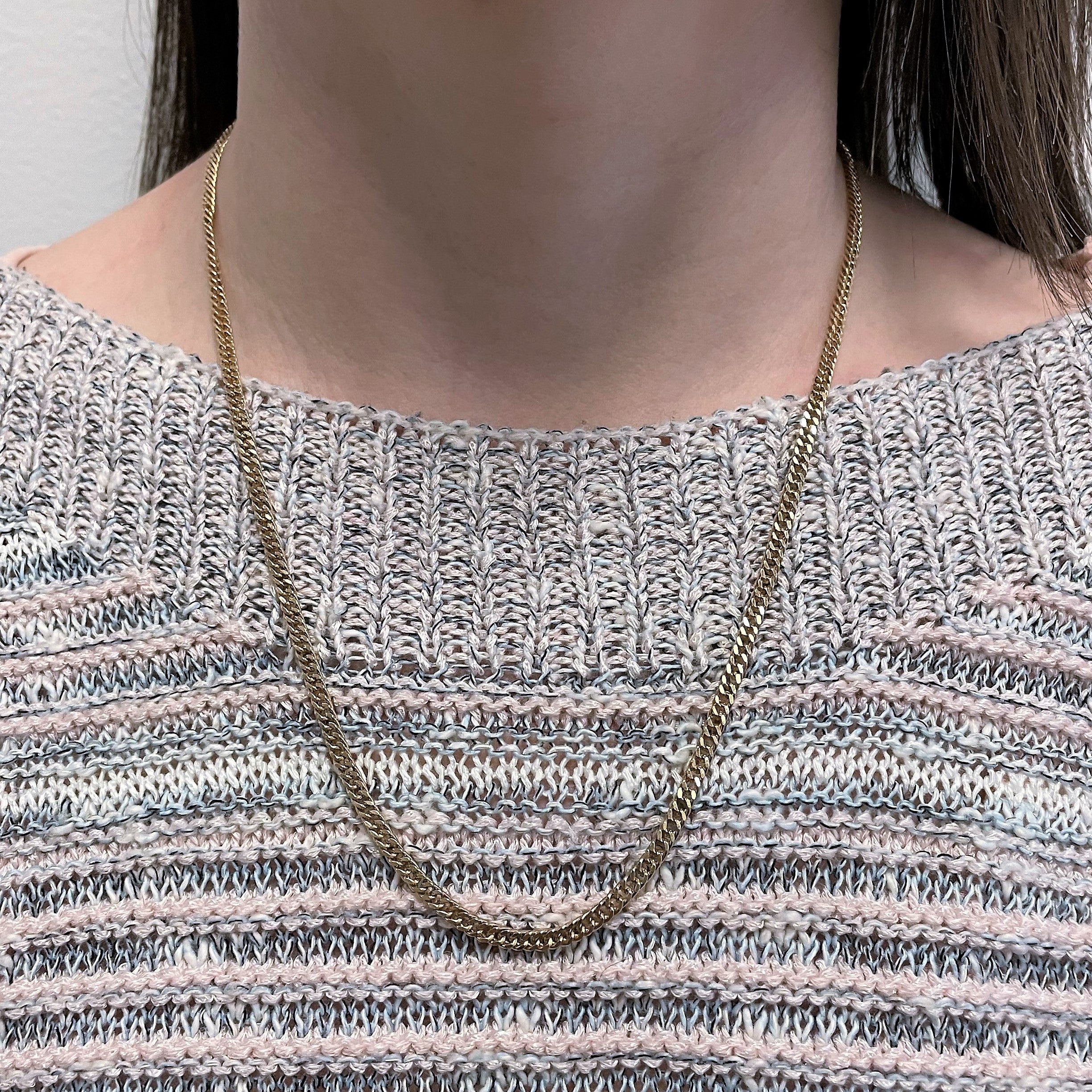 14k Yellow Gold Cuban Link Chain | 20" |