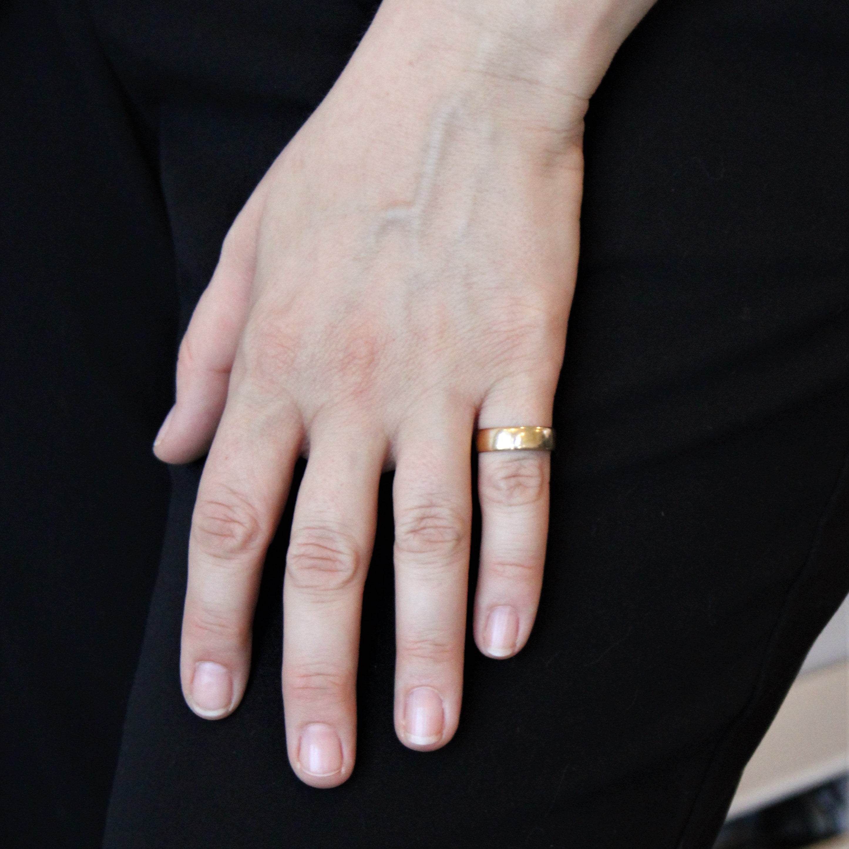 Yellow Gold Flat Band | SZ 6.75 |