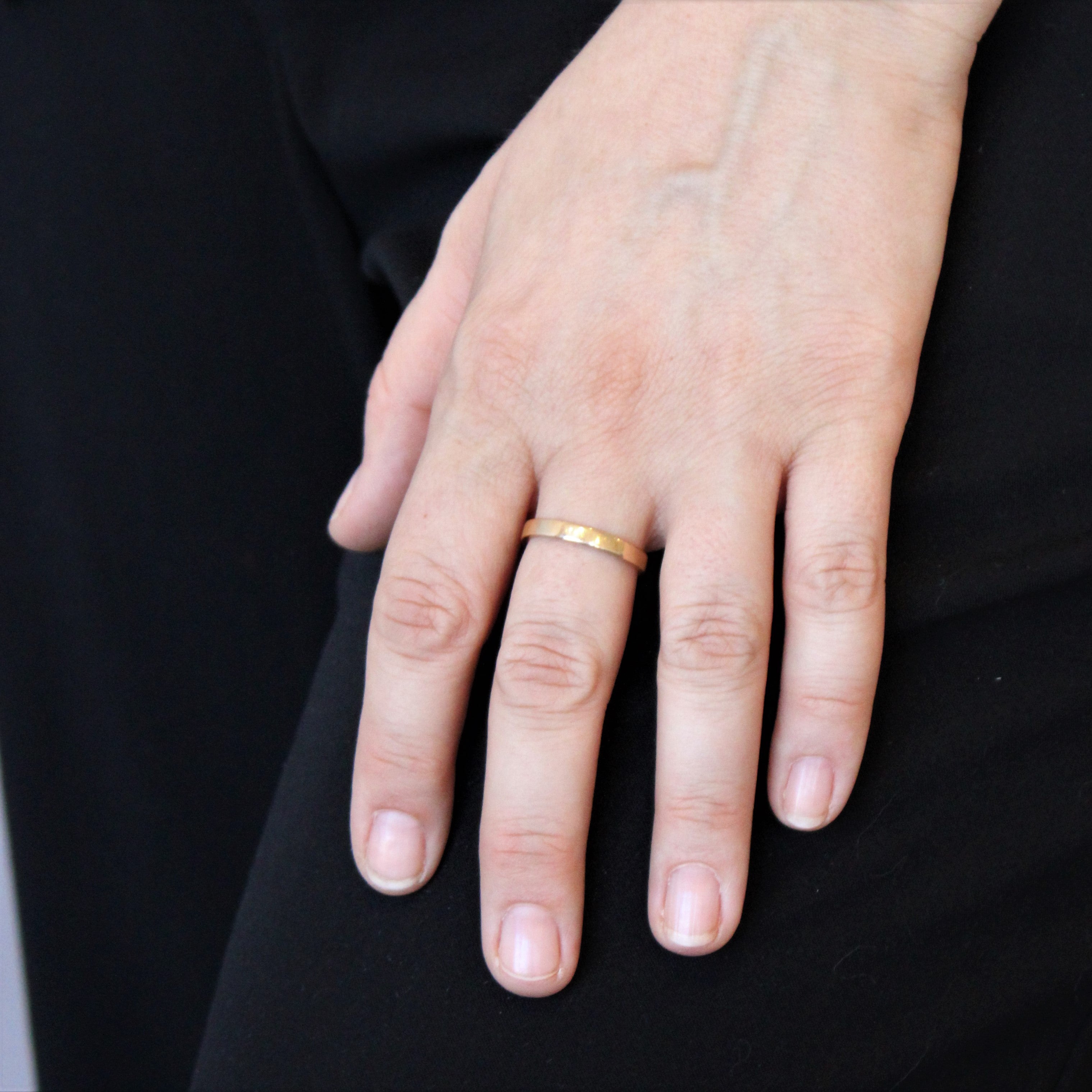 Yellow Gold Flat Band | SZ 8.5 |