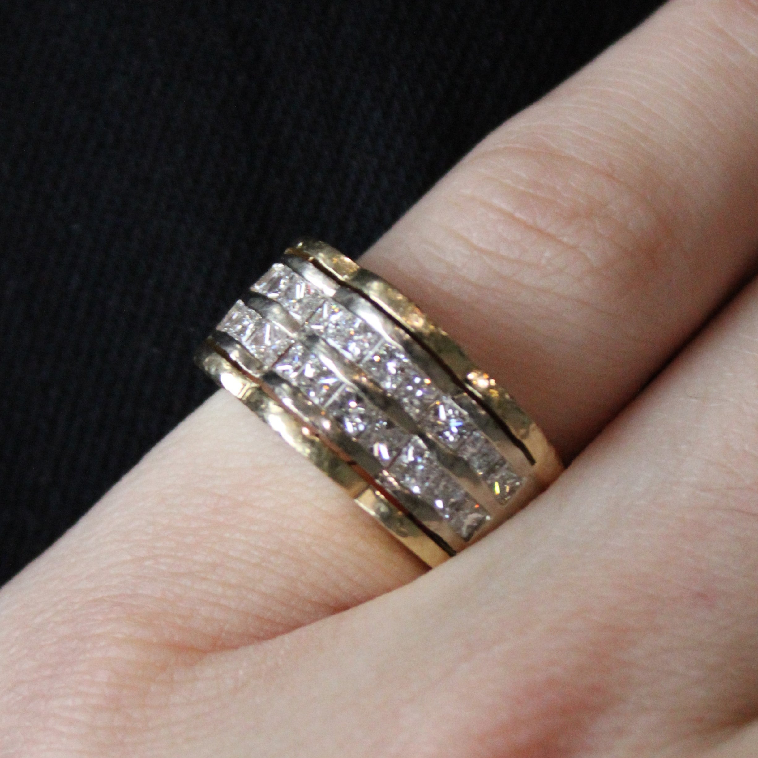 Princess Cut Channel Set Diamond Ring | 1.10ctw | SZ 6 |