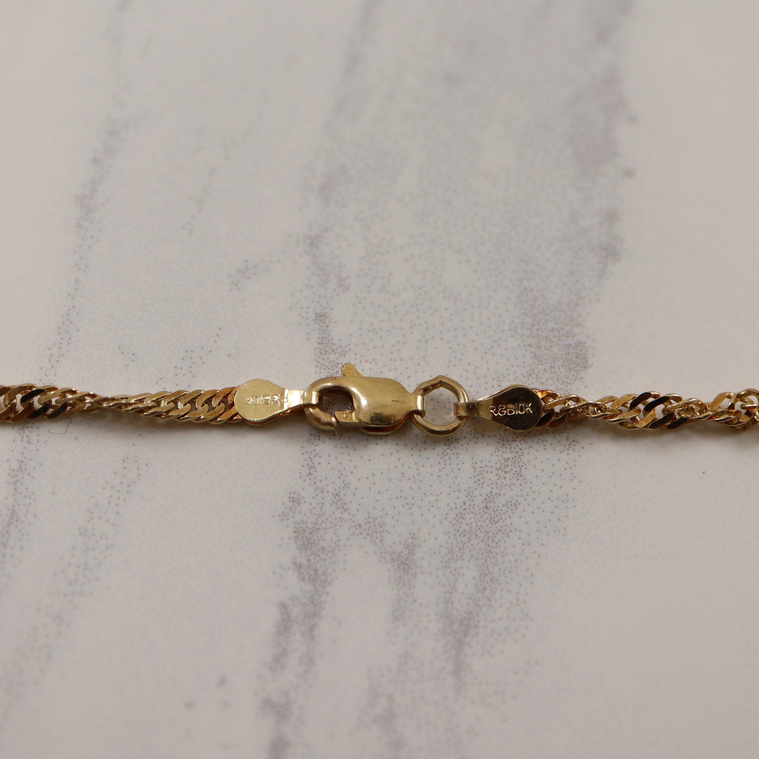 10k Yellow Gold Singapore Chain | 20" |