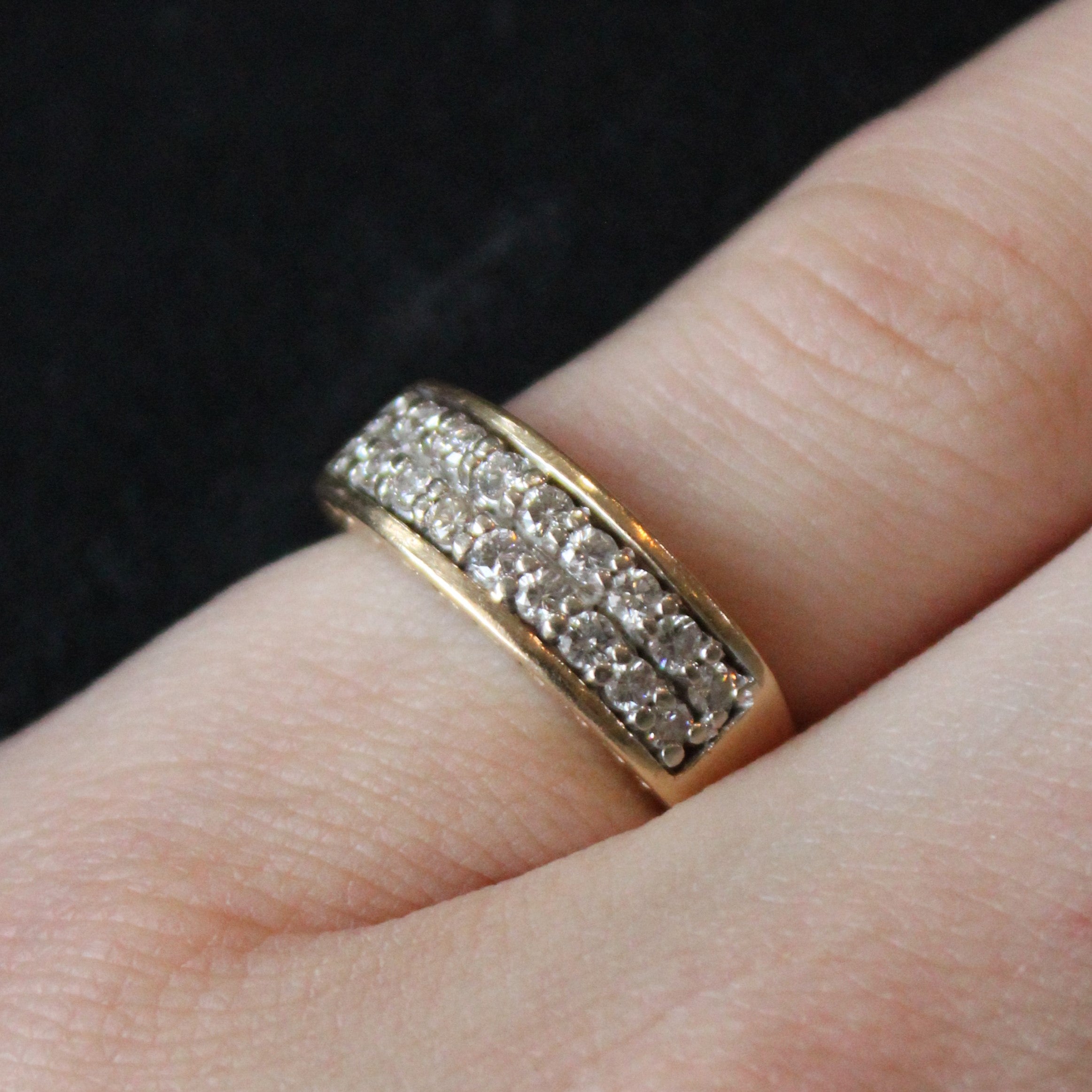 Diamond Flush Set Ring | 0.45ctw | SZ 6 |