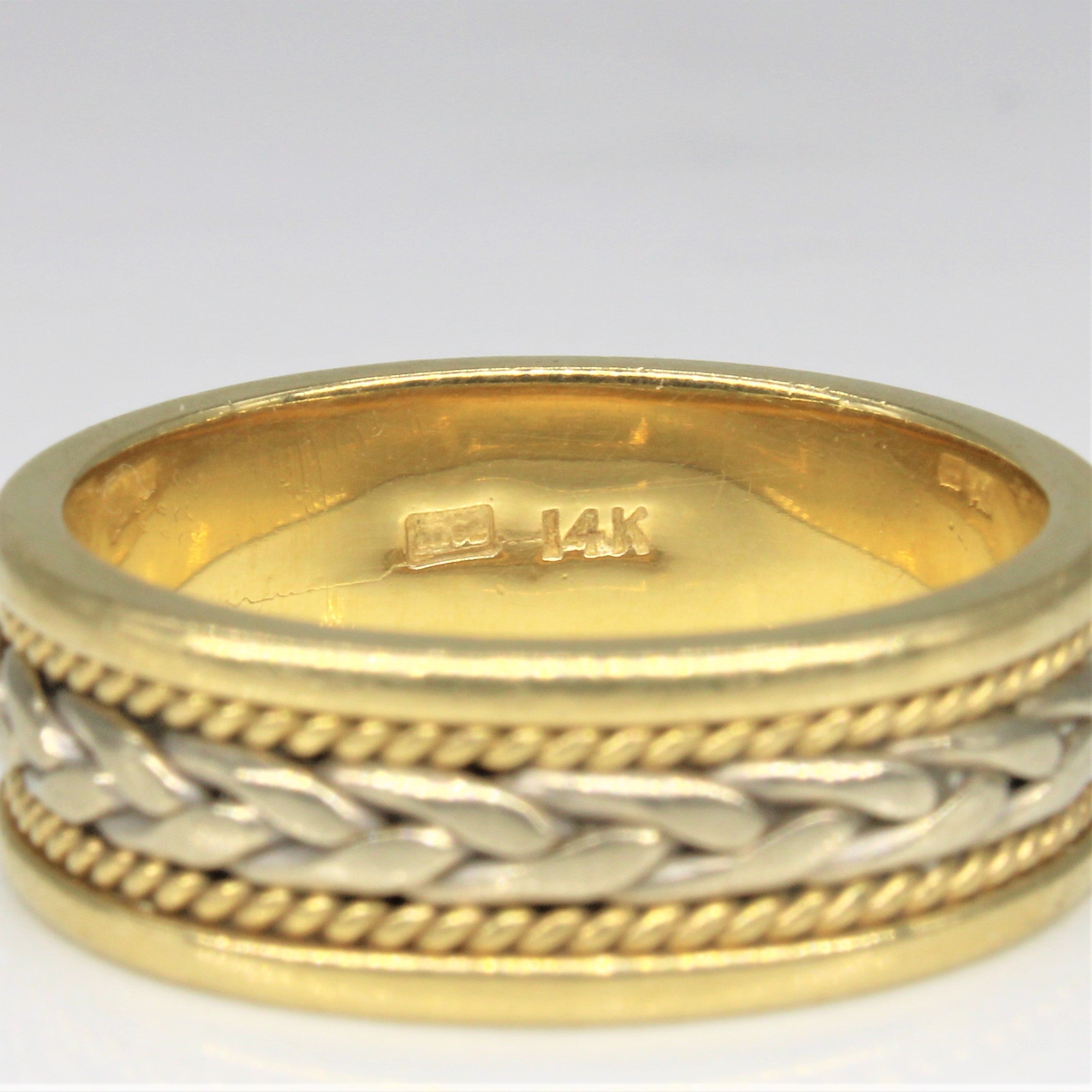 Braided Two Tone Rope Band | SZ 9.75 |
