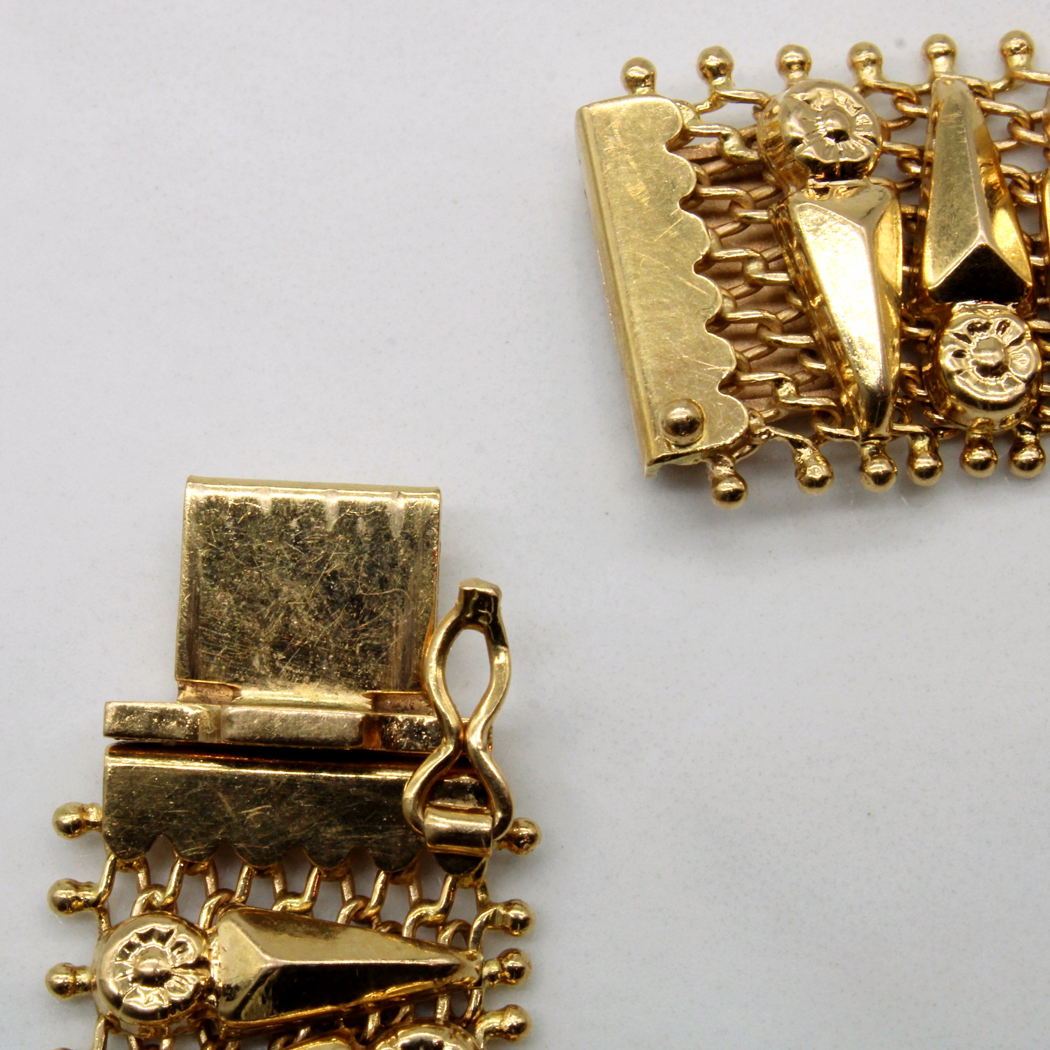 18k Yellow Gold Bracelet | 7.5" |