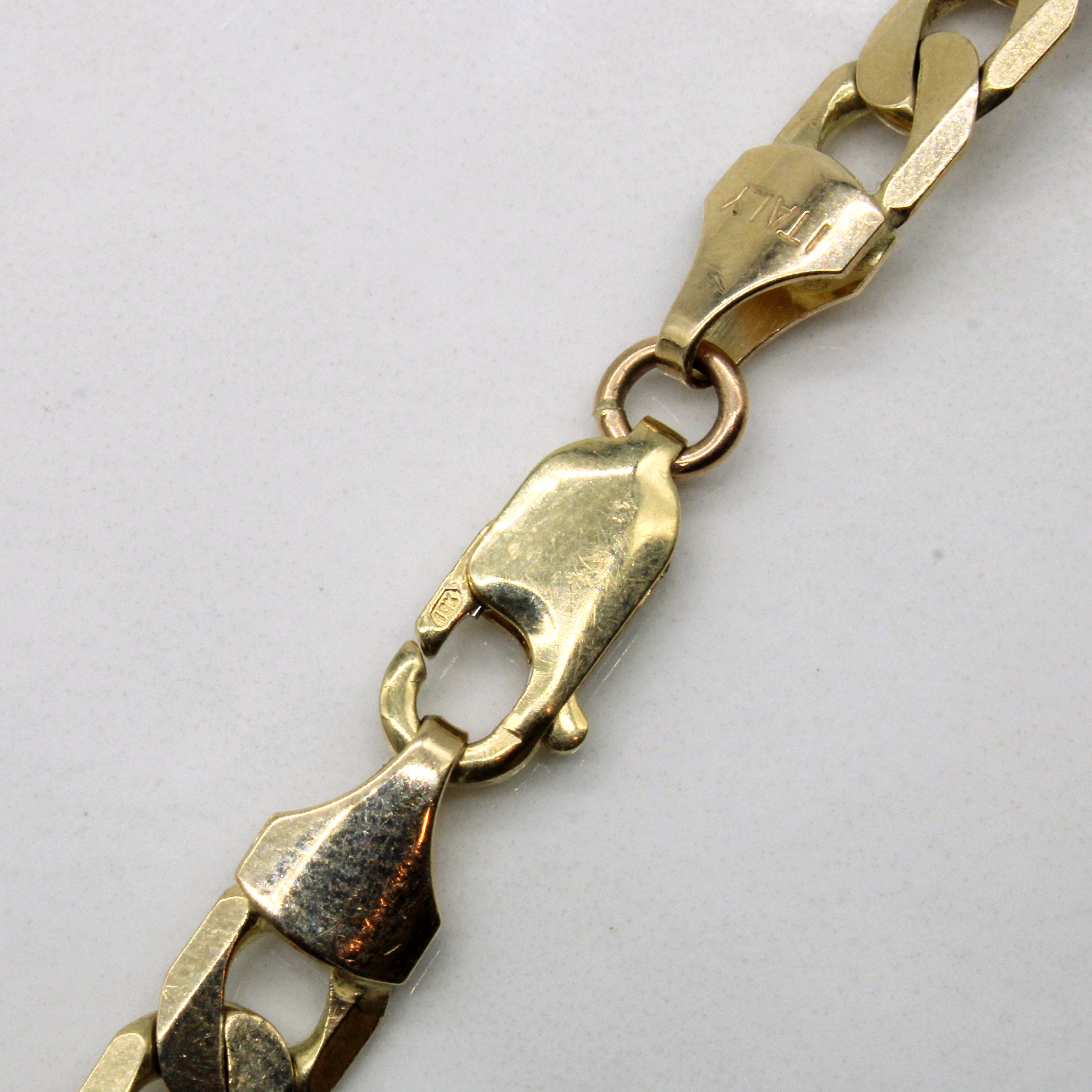 10k Yellow Gold Curb Link Bracelet | 8.5" |