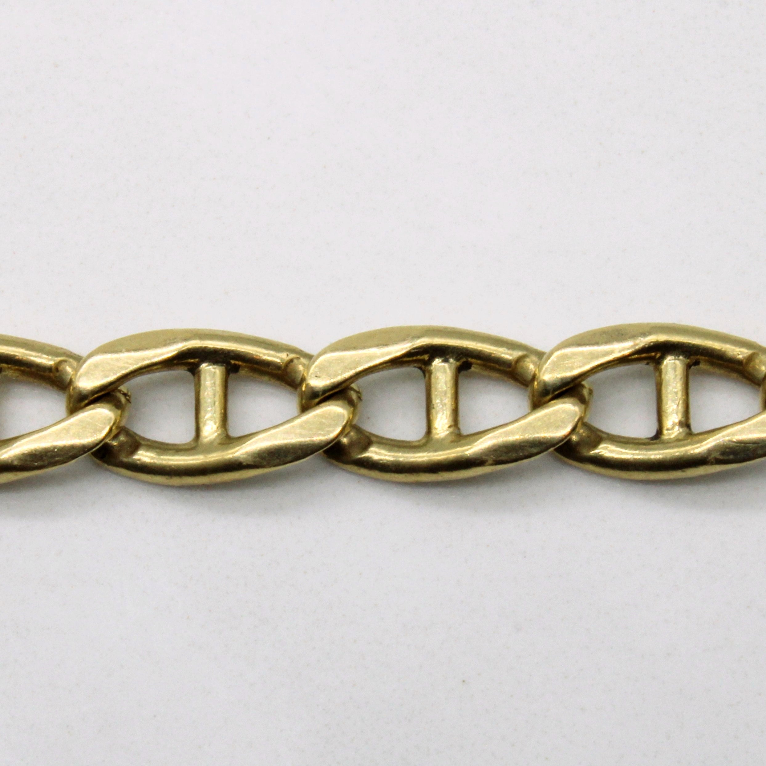 14k Yellow Gold Anchor Link Bracelet | 8.5" |