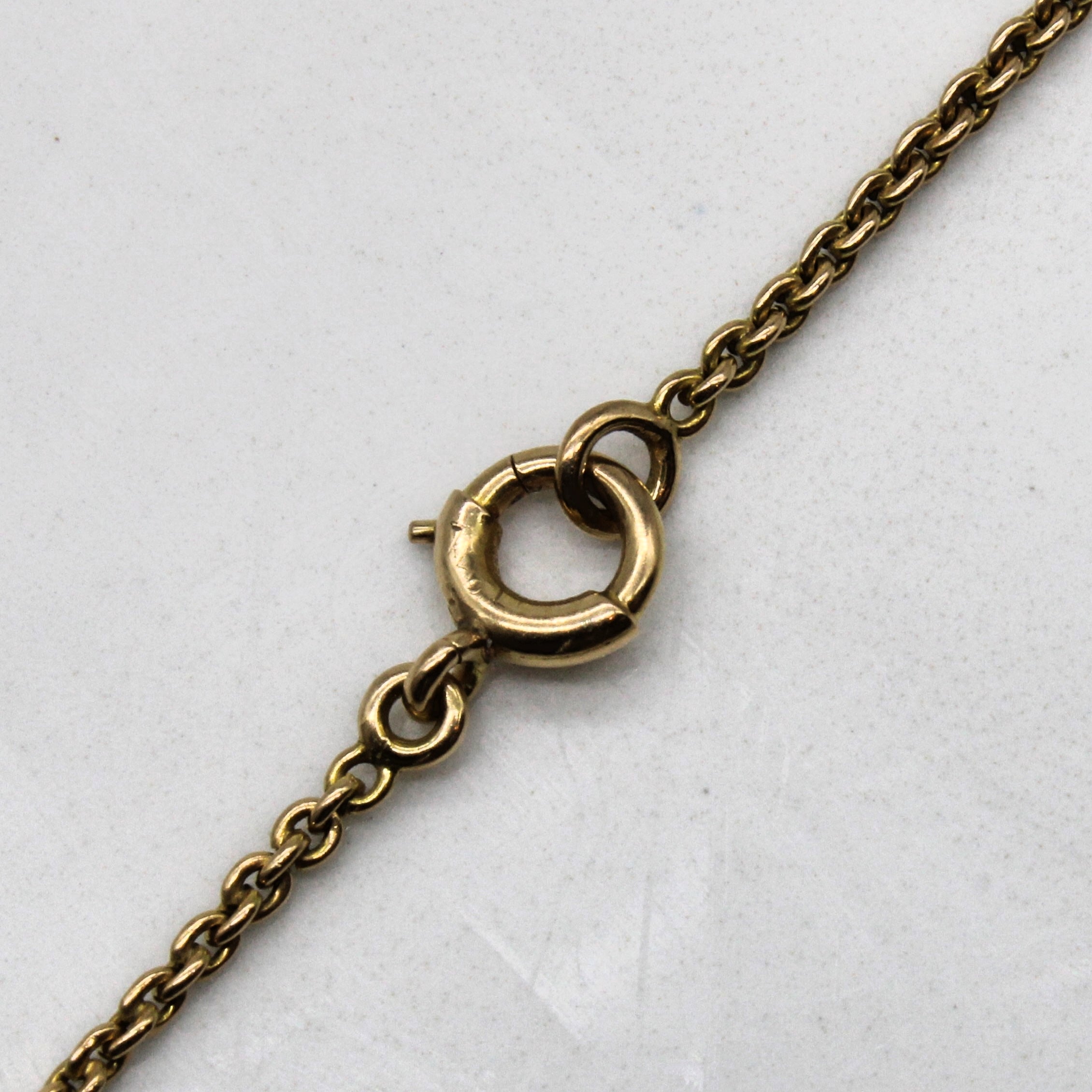 1930s Jadeite & Diamond Floral Necklace | 5.50ct, 0.27ct | 14" |