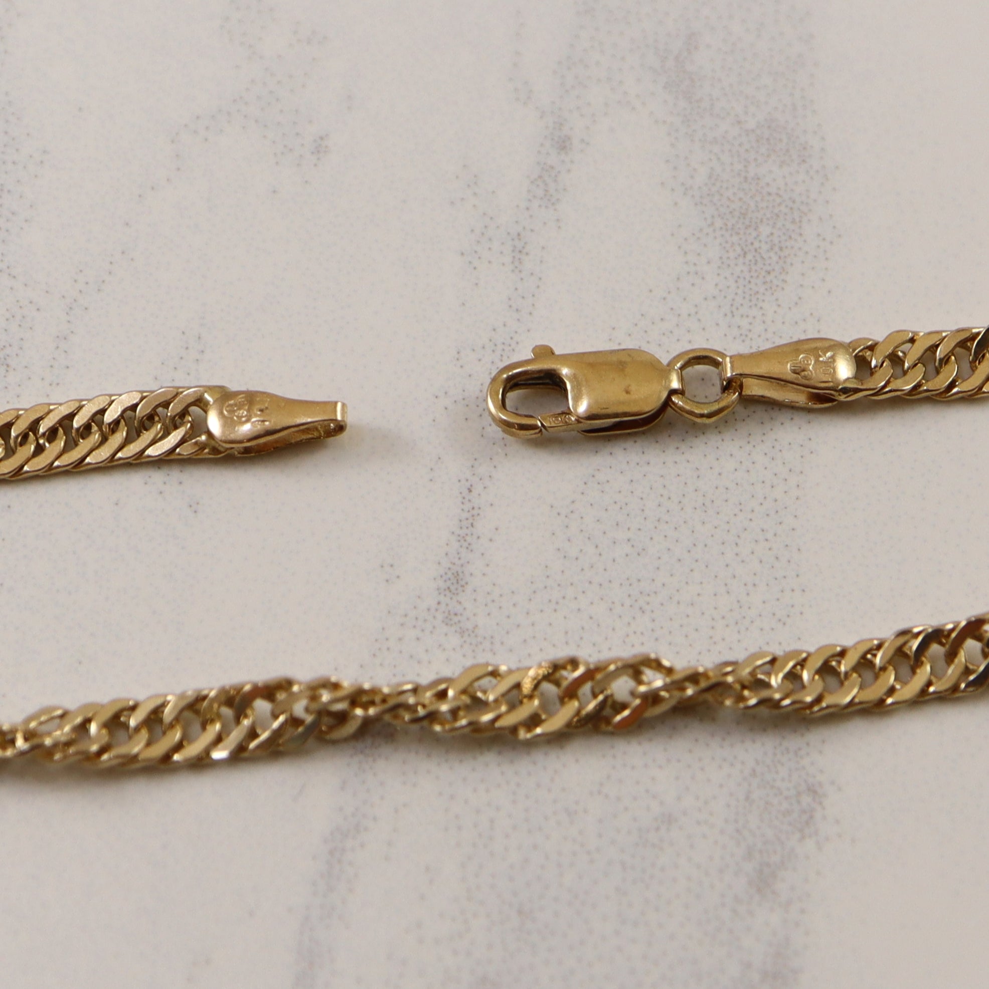 10k Yellow Gold Singapore Chain | 25" |