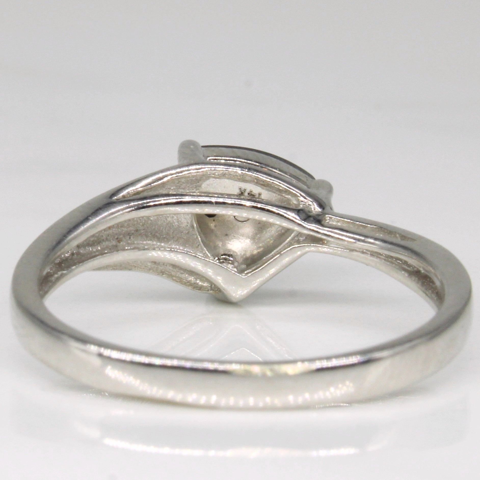 Triangular Ammolite Ring | 0.55ct | SZ 7 |