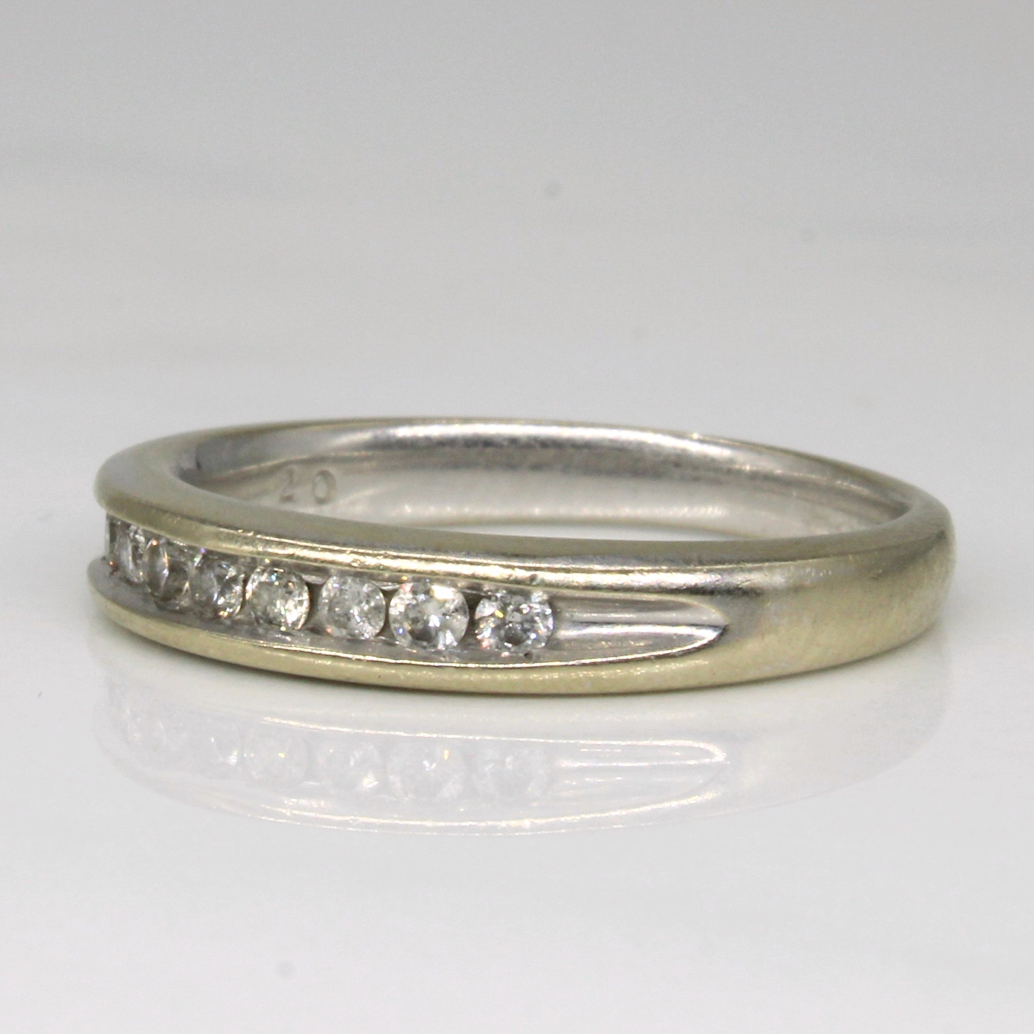 Diamond Channel Set Ring | 0.20ctw | SZ 6.25 |