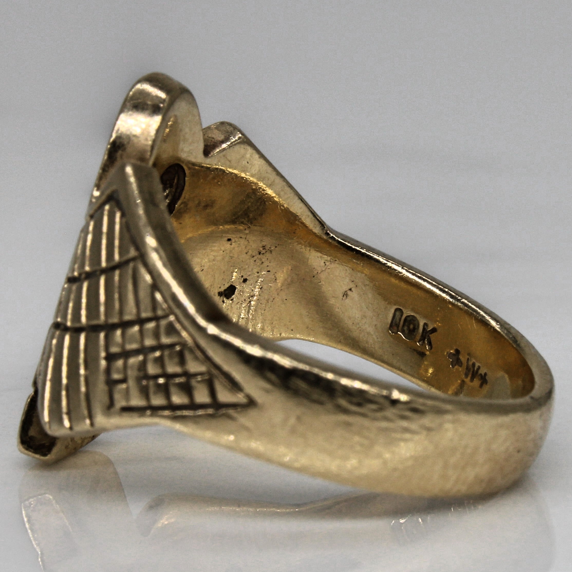 Yellow Gold Eagle Ring | SZ 6.75 |
