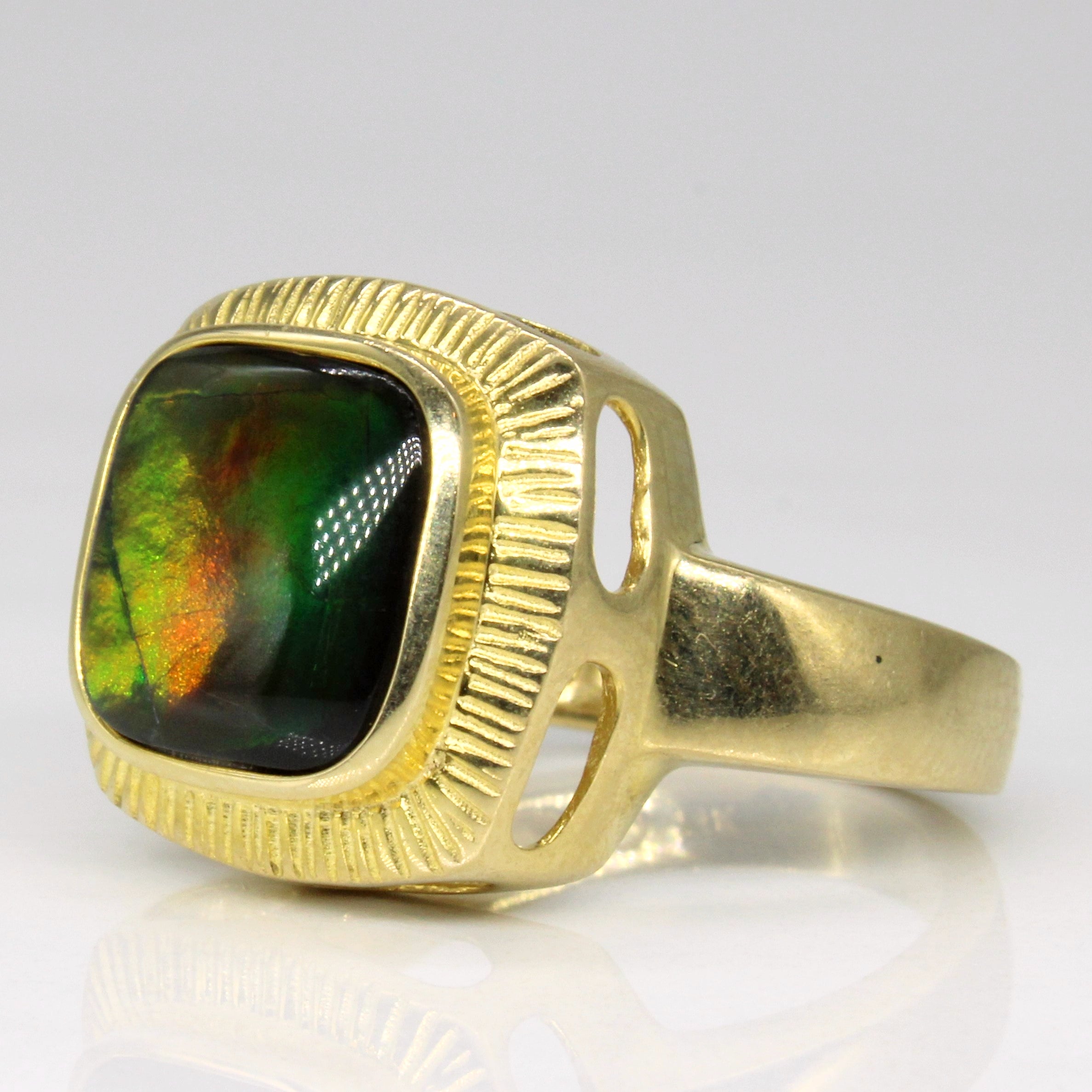 Ammolite Cocktail Ring | 1.45ct | SZ 7 |