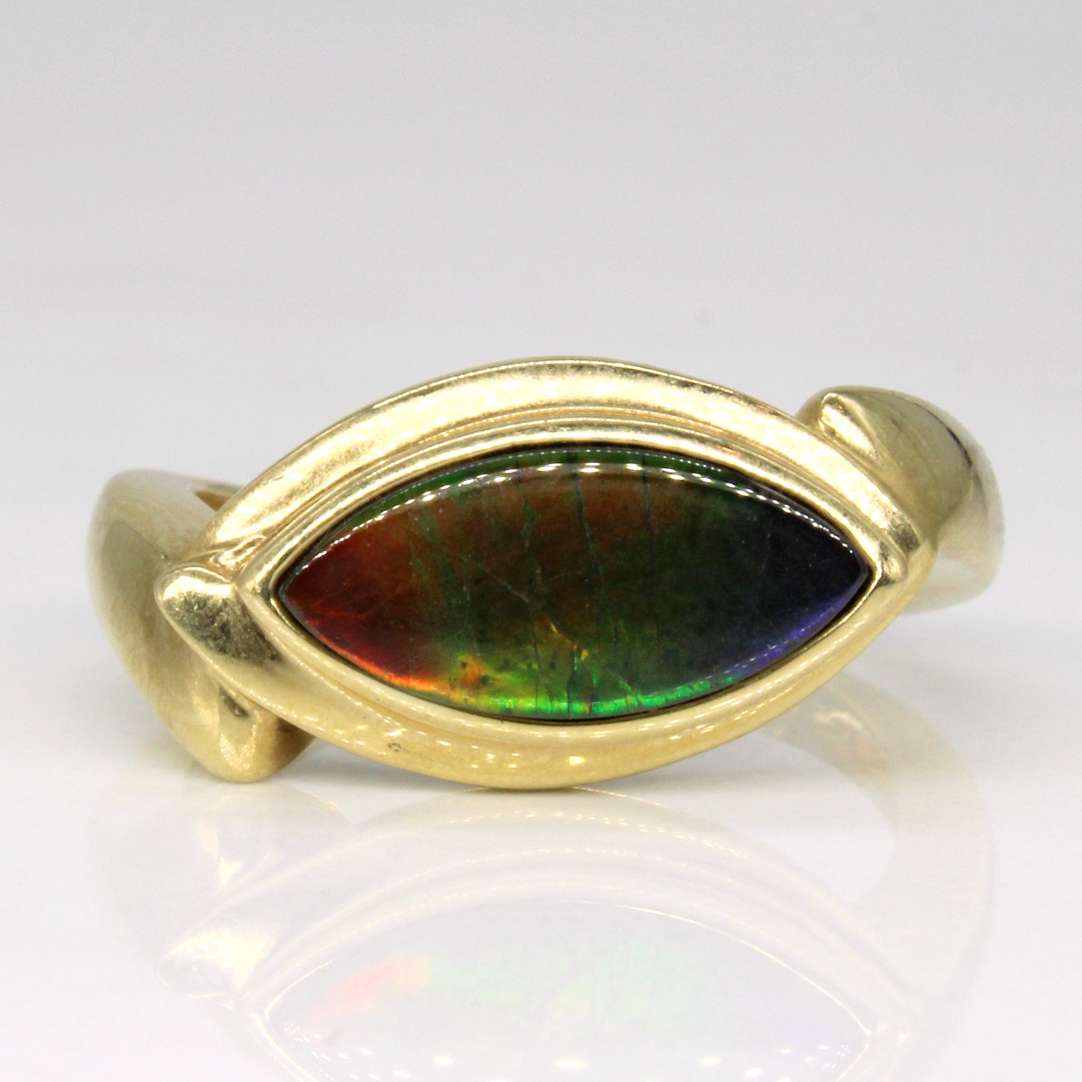 Ammolite Cocktail Ring | 1.45ct | SZ 7 |