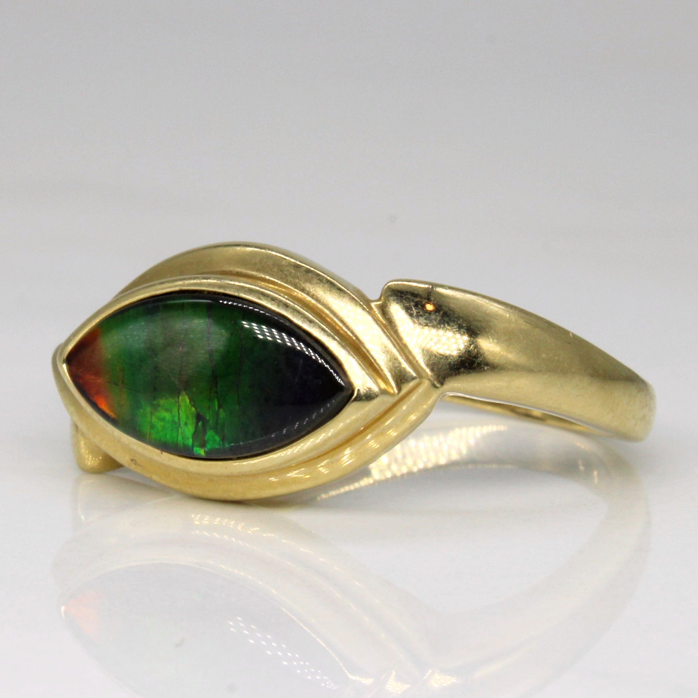 Ammolite Cocktail Ring | 1.45ct | SZ 7 |