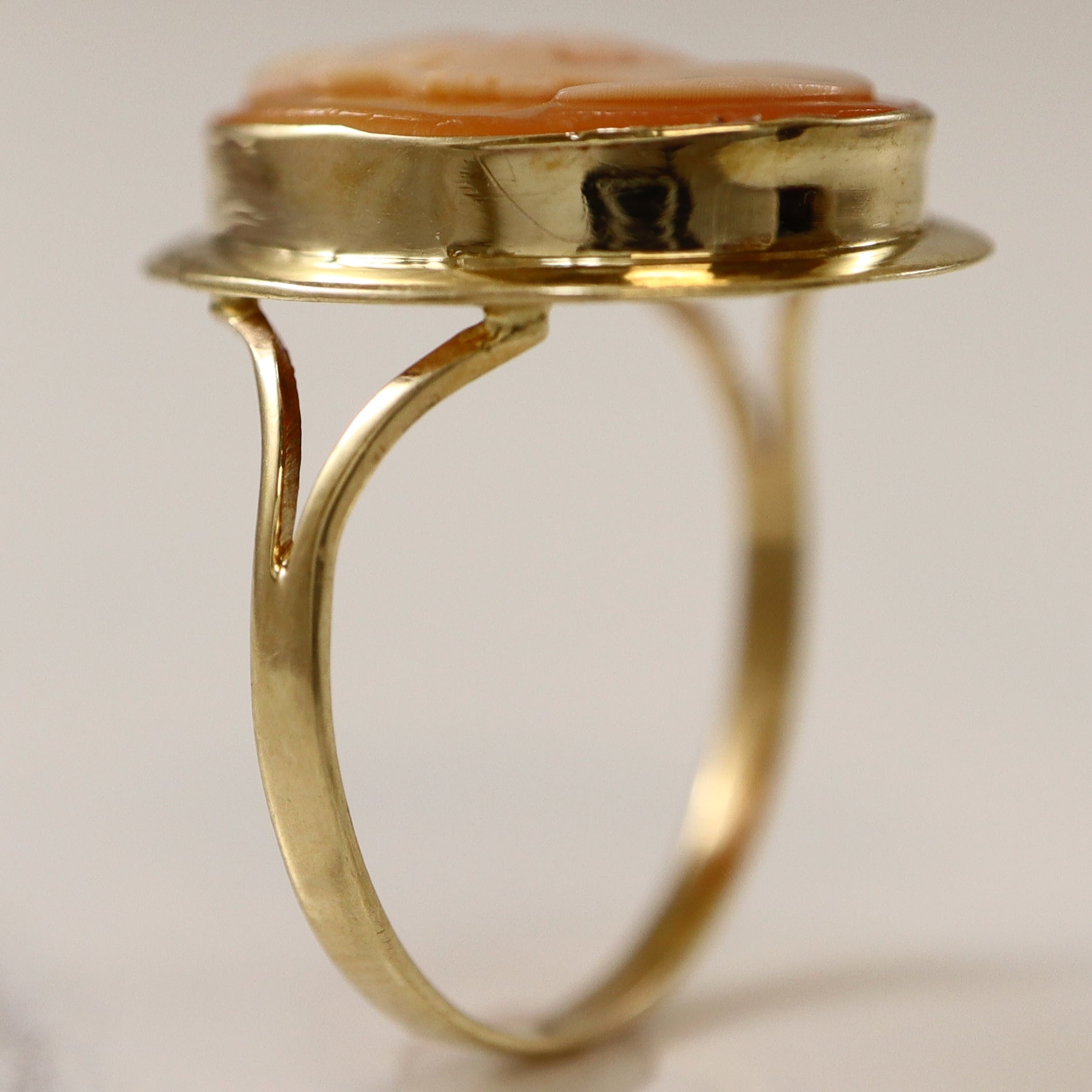 Cameo Open Shank Ring | 4.00ct | SZ 6 |