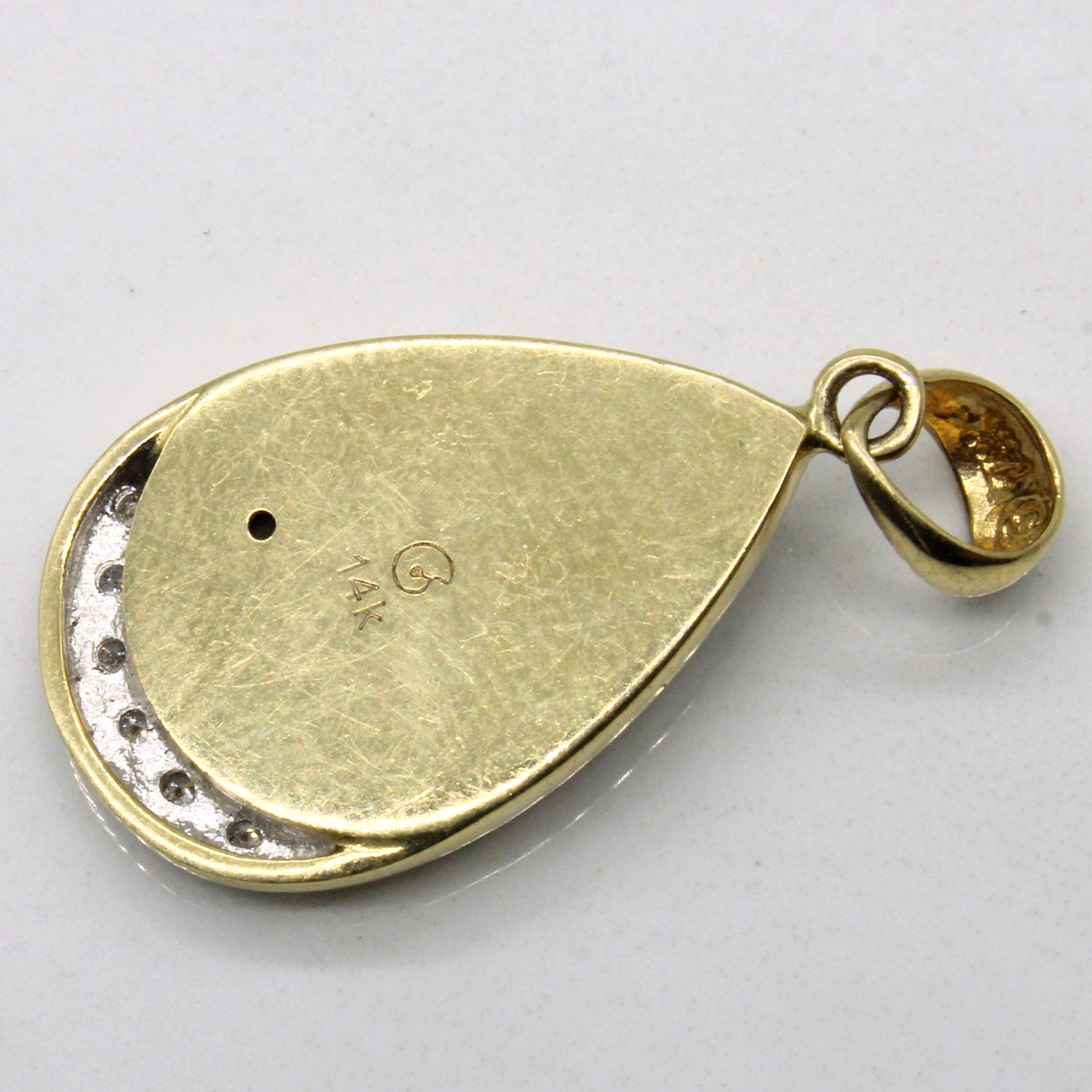 Ammolite & Diamond Pendant | 1.40ctw, 0.03ctw |