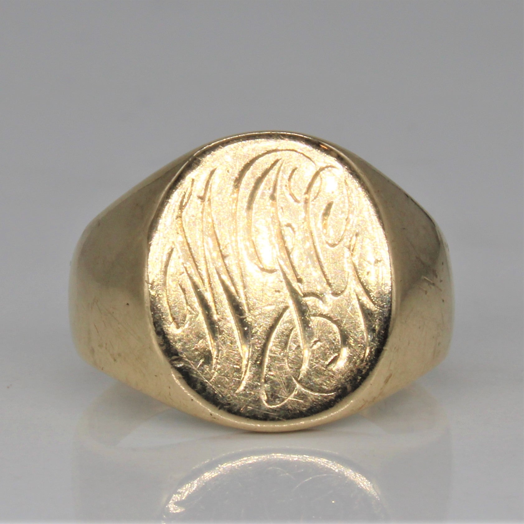Initial 'WJG' Signet Ring | SZ 5 |