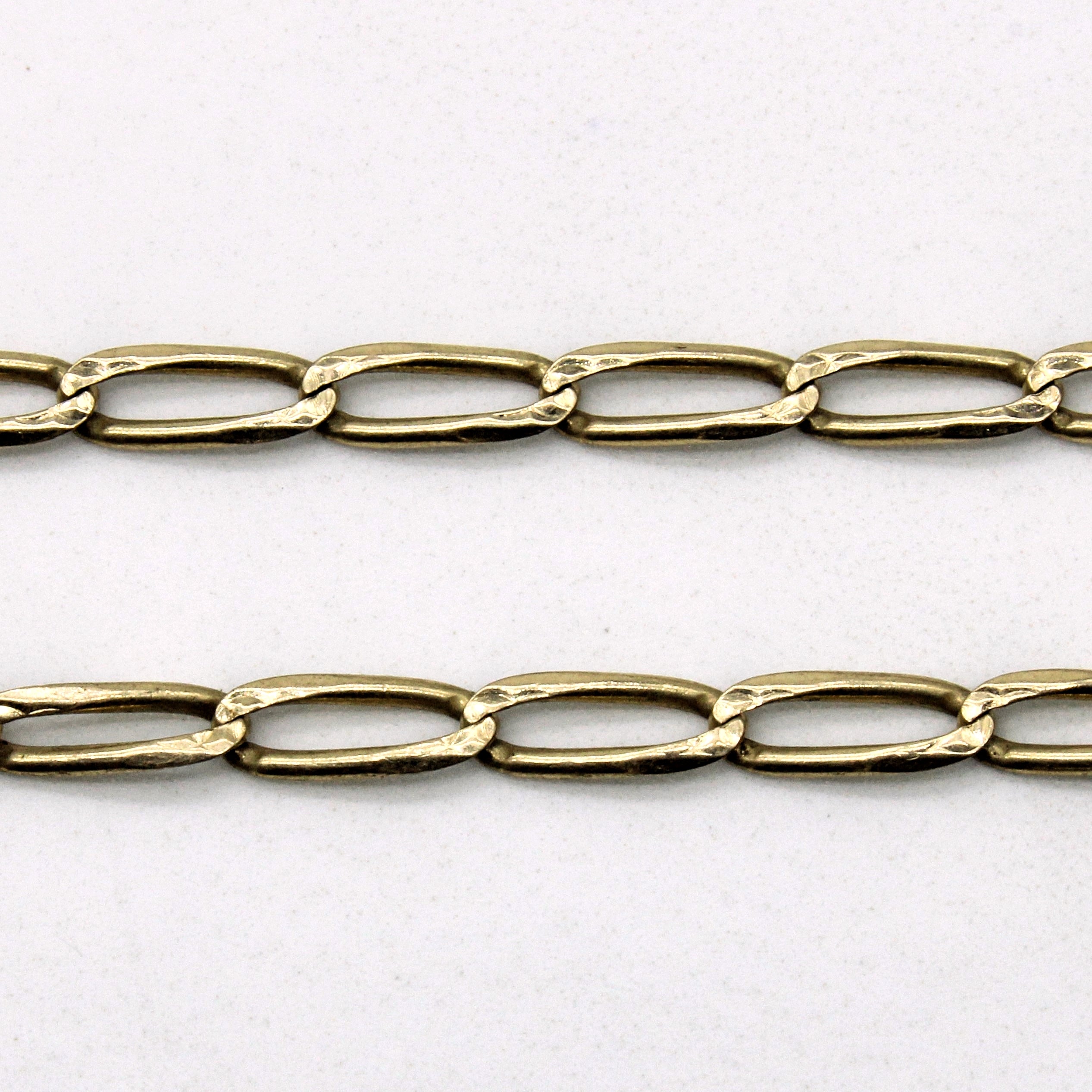 14k Yellow Gold Elongated Oval Link Chain | 24" |