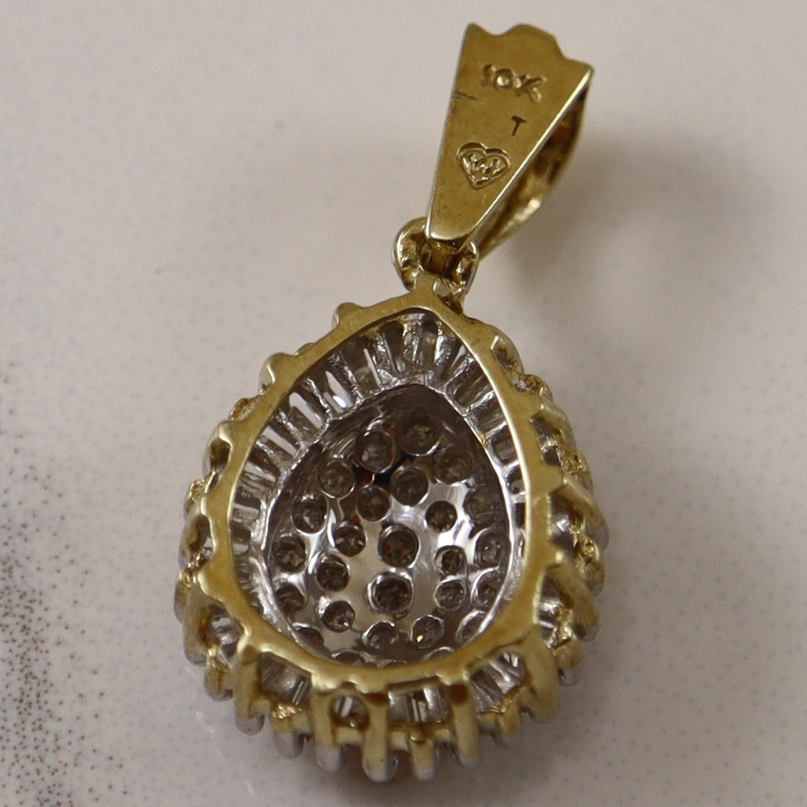 Teardrop Diamond Pendant | 0.40ctw |