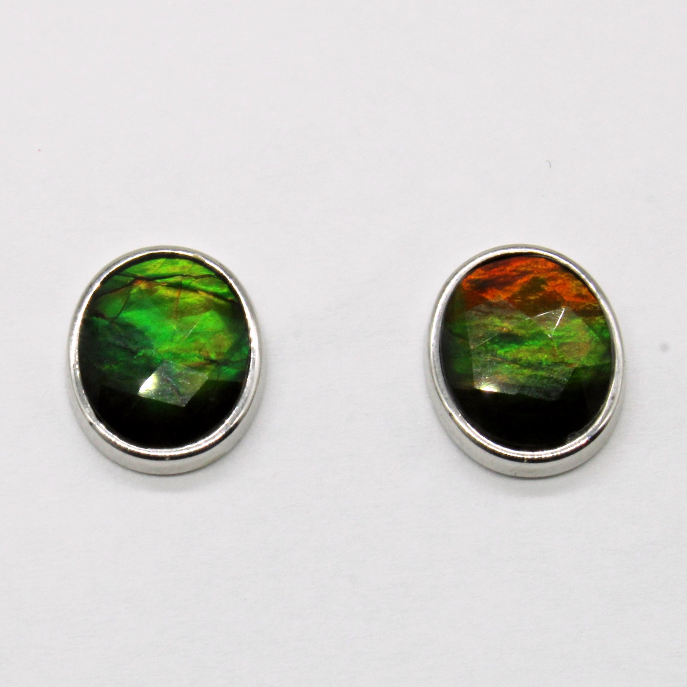 Ammolite Stud Earrings | 2.30ctw |