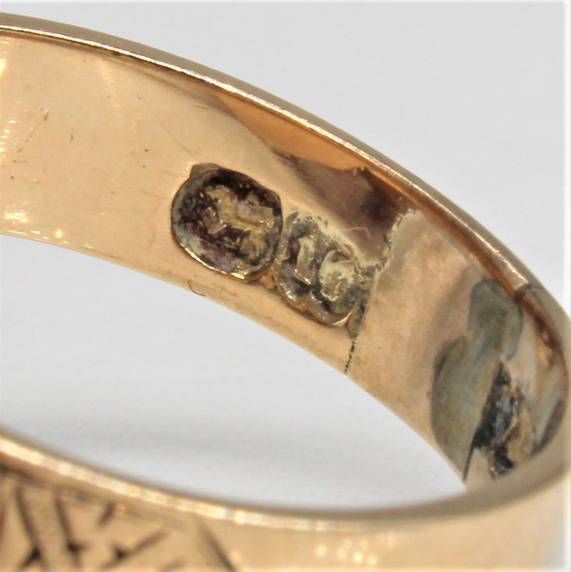 Victorian Plaited Hair Mourning Ring | SZ 7.5 |