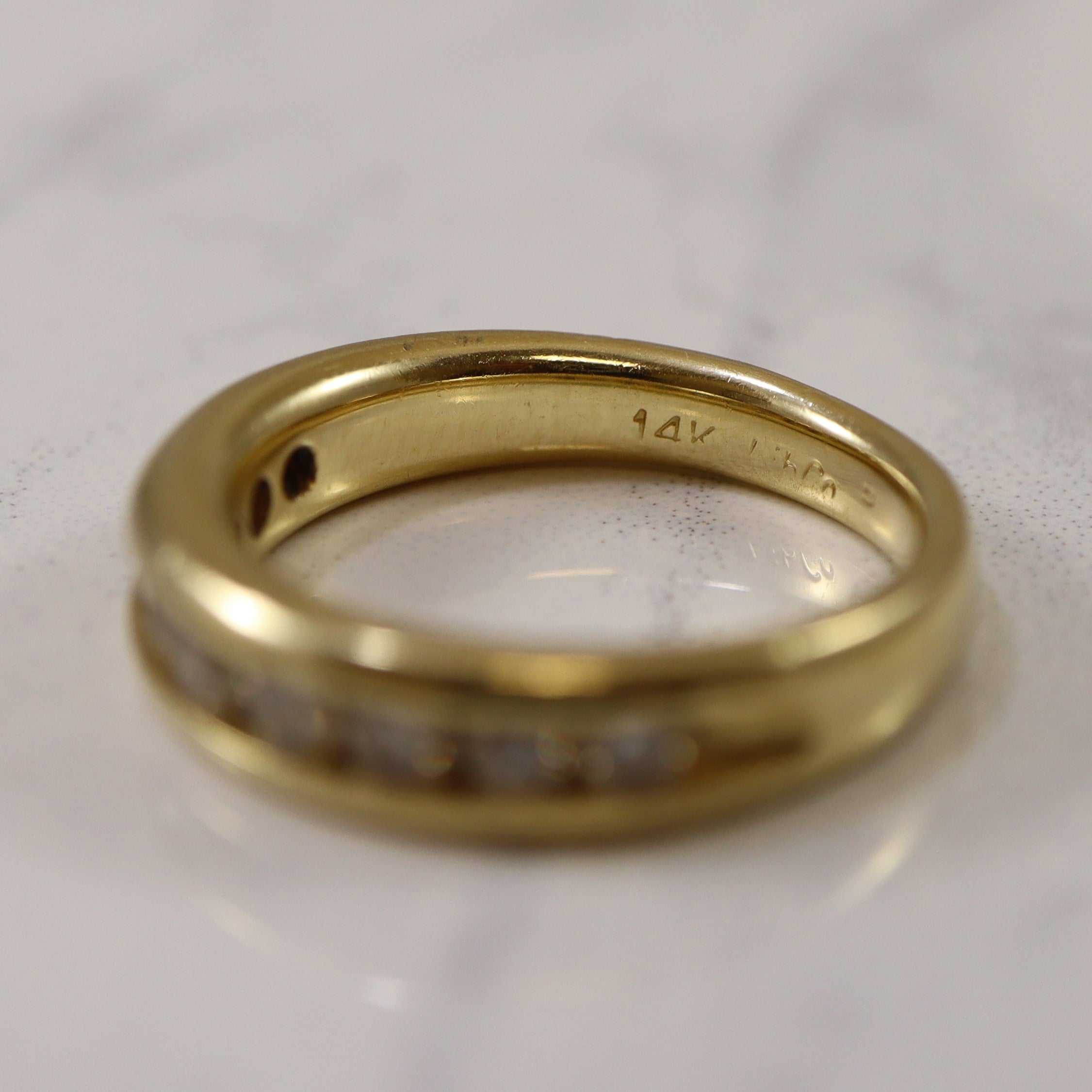 Channel Set Diamond Ring | 0.73ctw | SZ 6.25 |