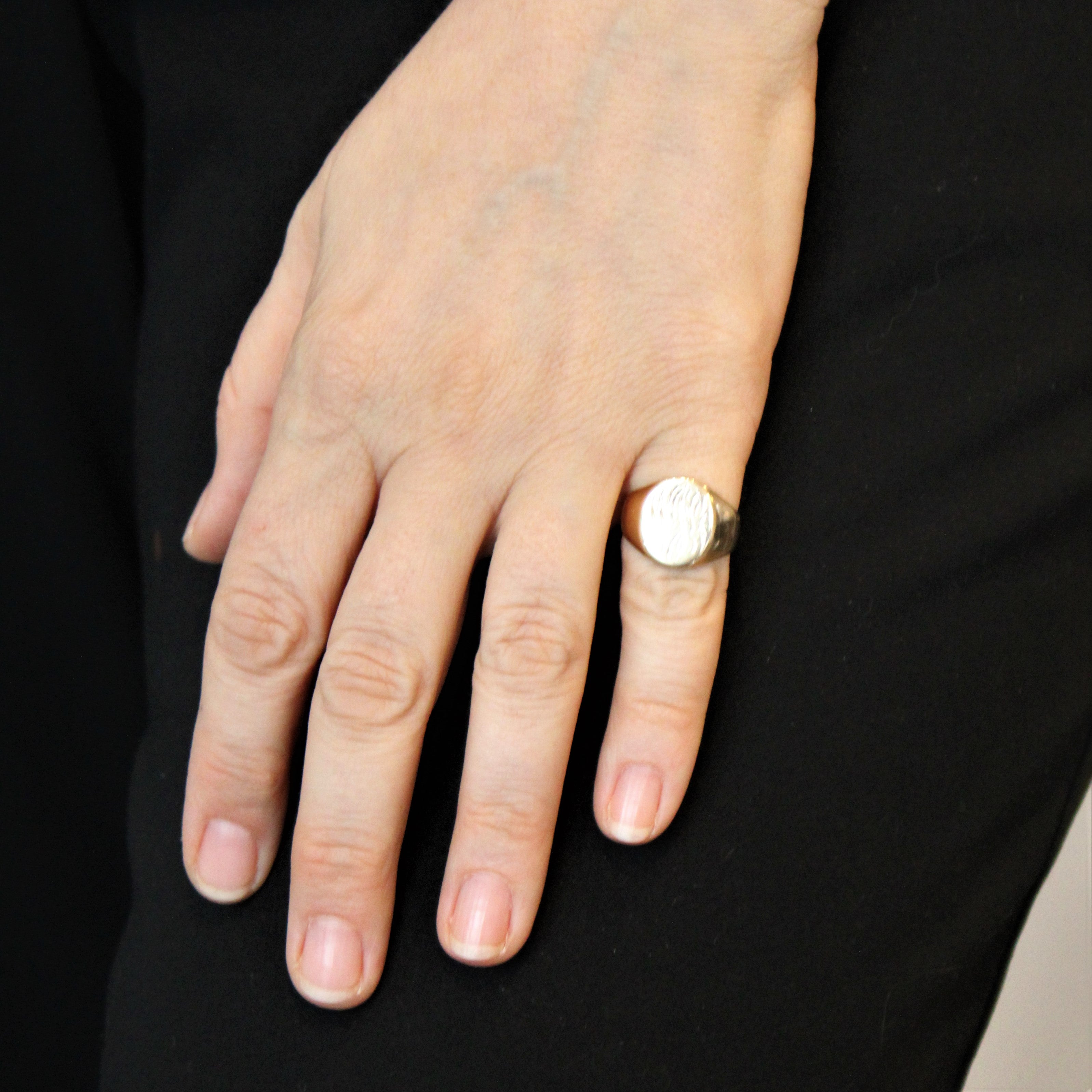 Initial 'WJG' Signet Ring | SZ 5 |