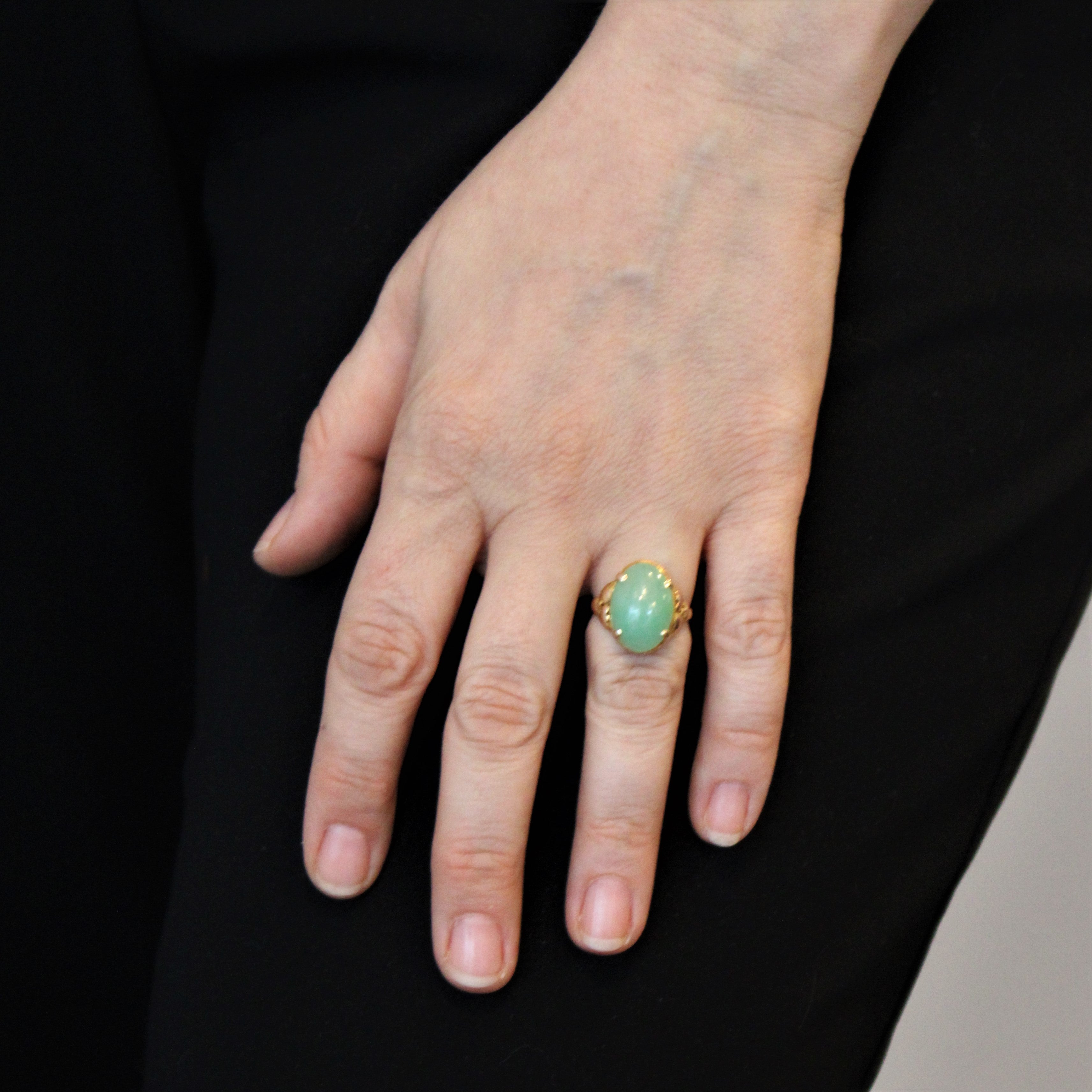 Jadeite Cocktail Ring | 7.65ct | SZ 7 |