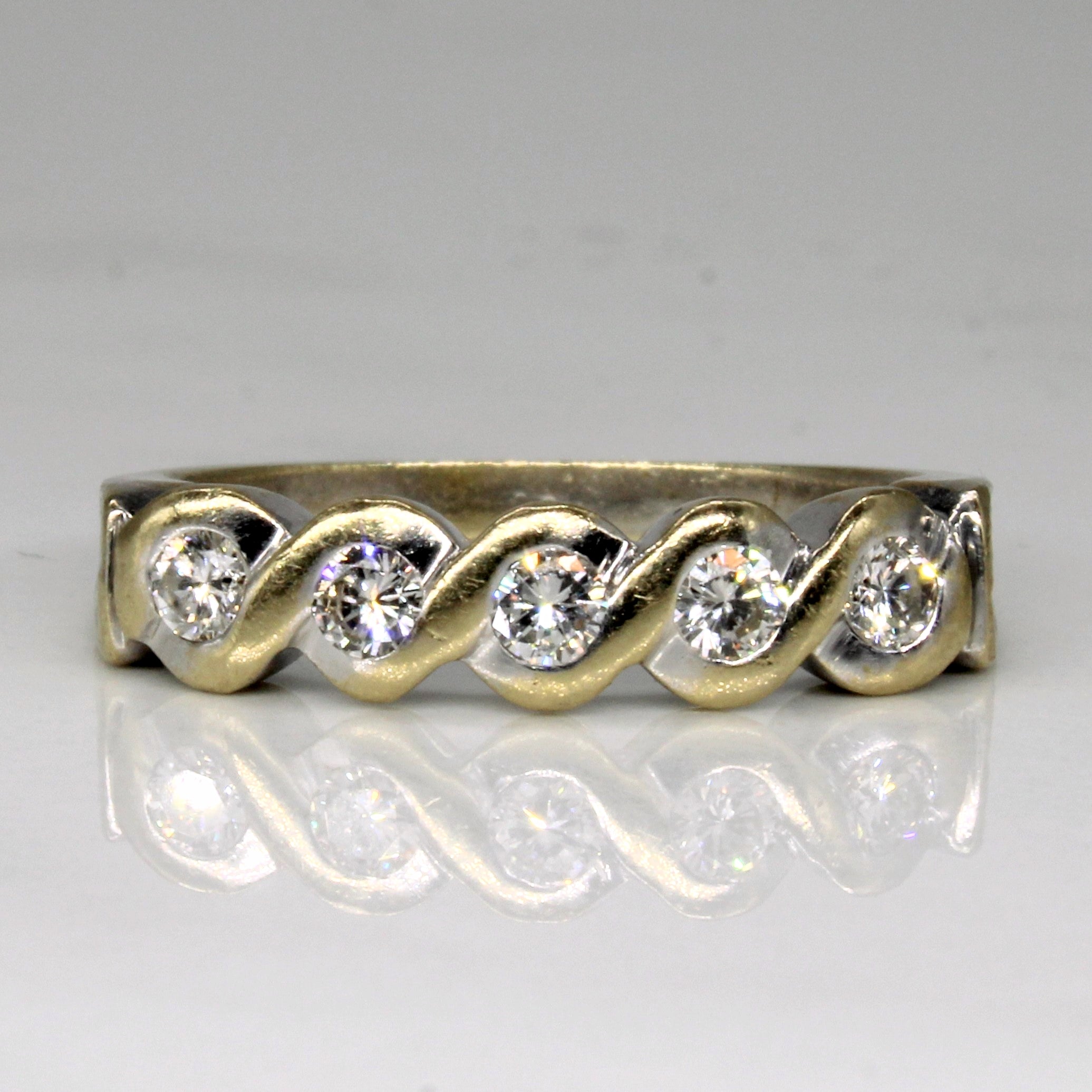 Five Stone Diamond Ring | 0.36ctw | SZ 8 |