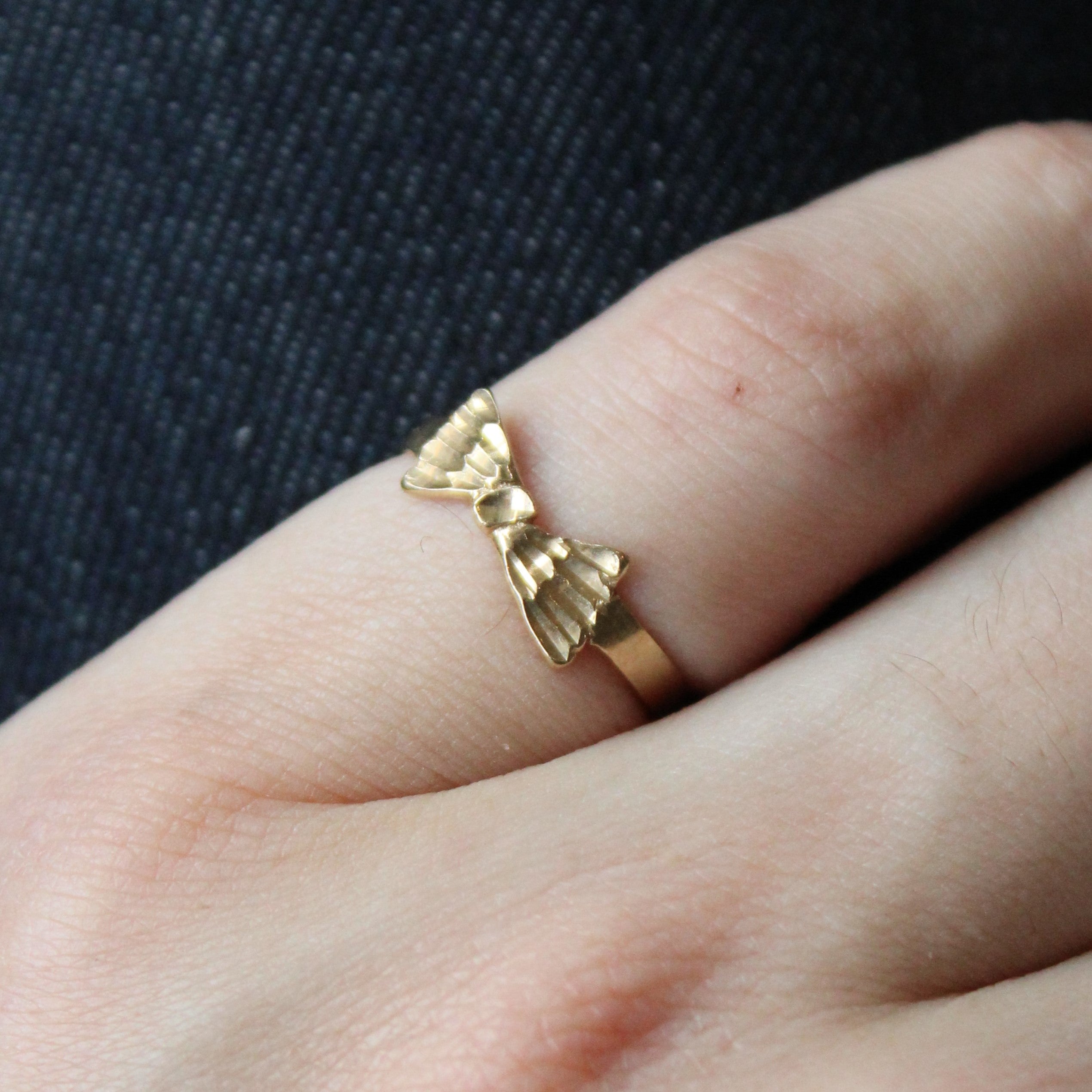 Yellow Gold Bow Ring | SZ 5.75 |