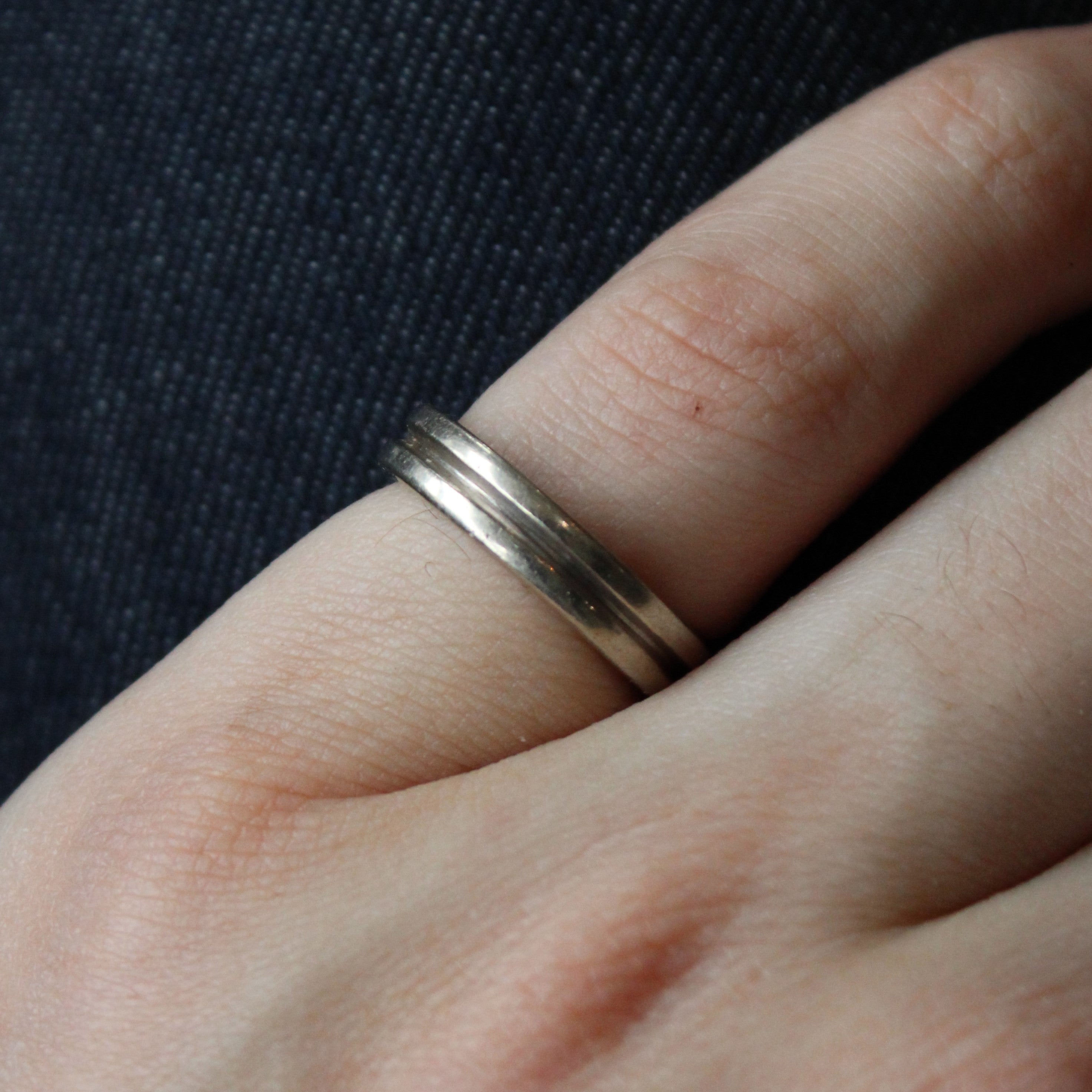 White Gold Band | SZ 5.25 |