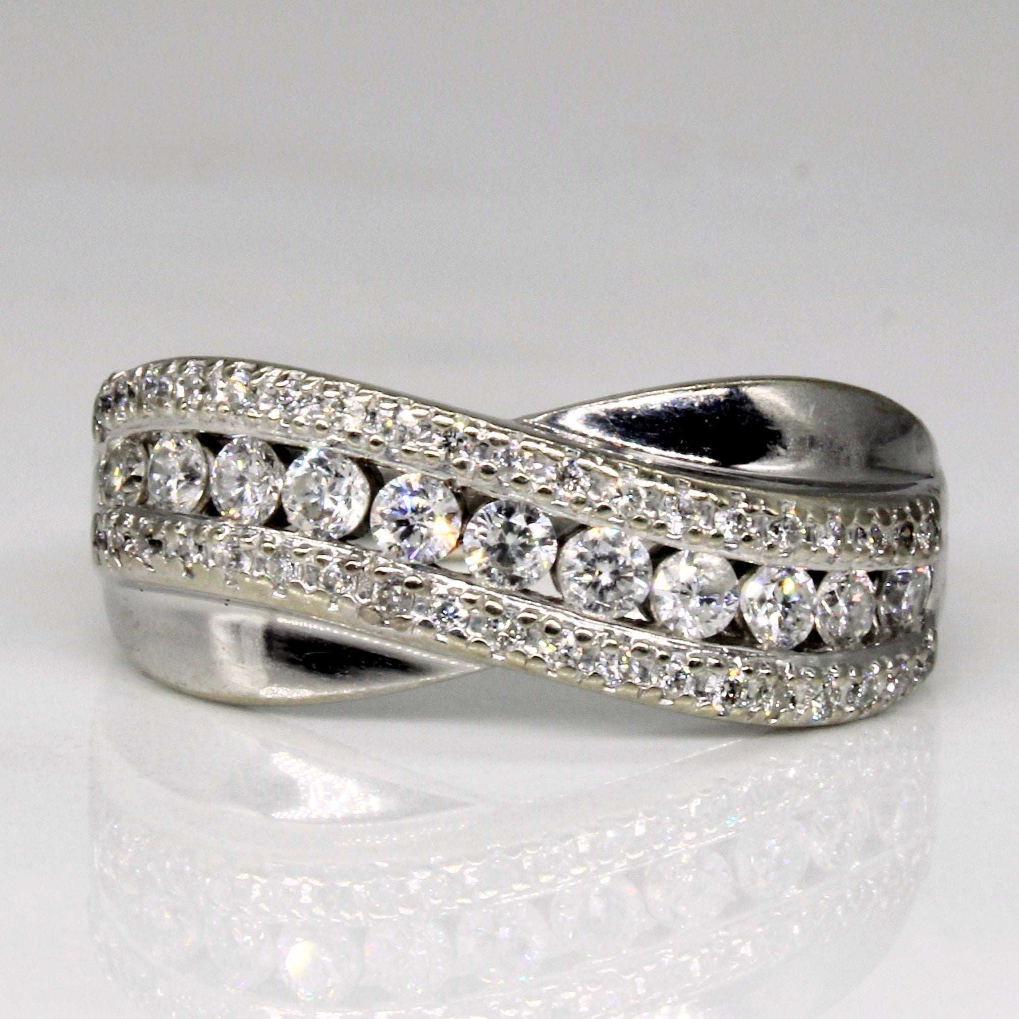 Diamond Waterfall Ring | 0.47ctw | SZ 6.5 |