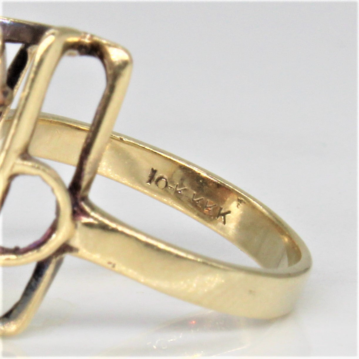 Abstract Garnet Cocktail Ring | 2.15ct | SZ 5.5 |