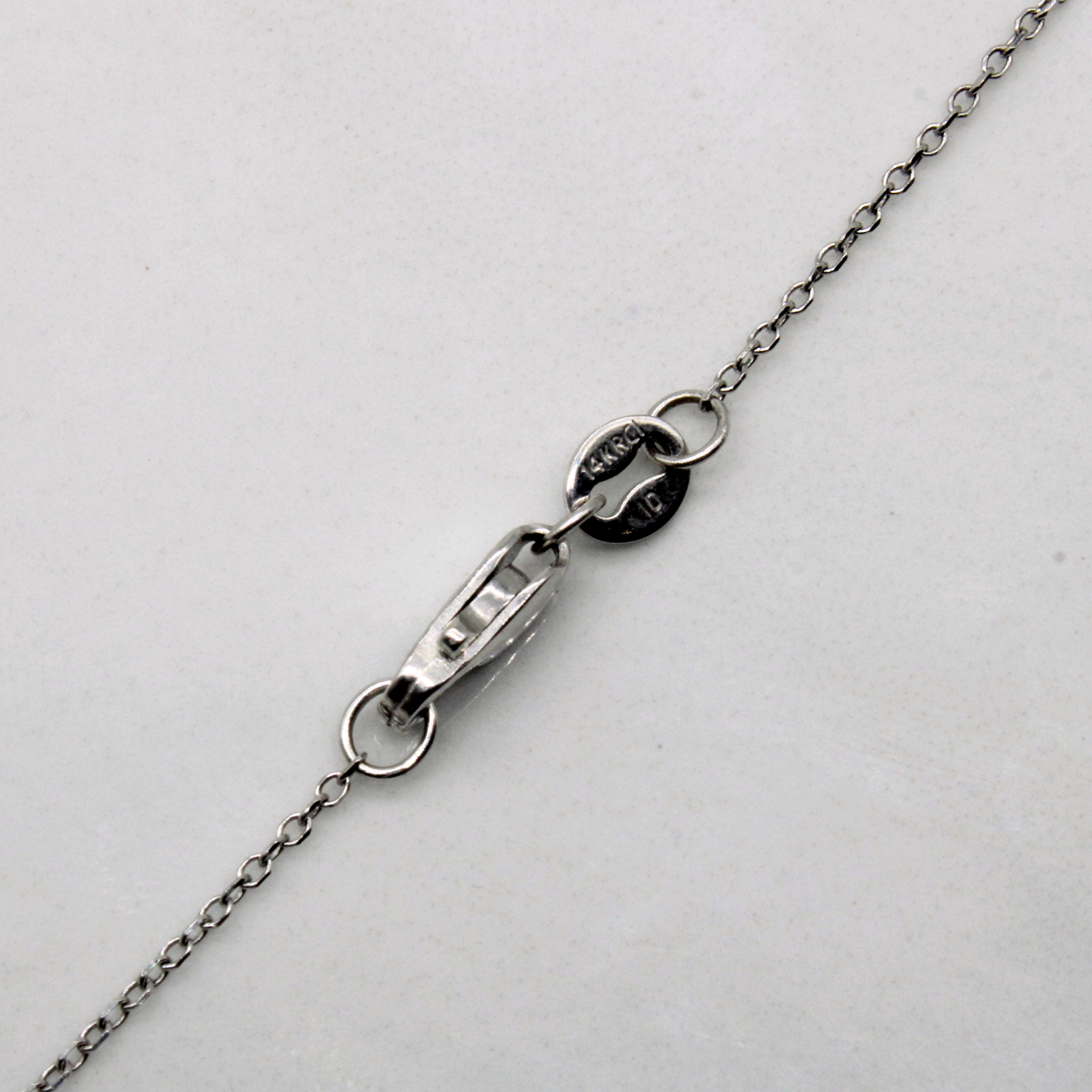 Diamond Drop Necklace | 0.03ct | 18" |