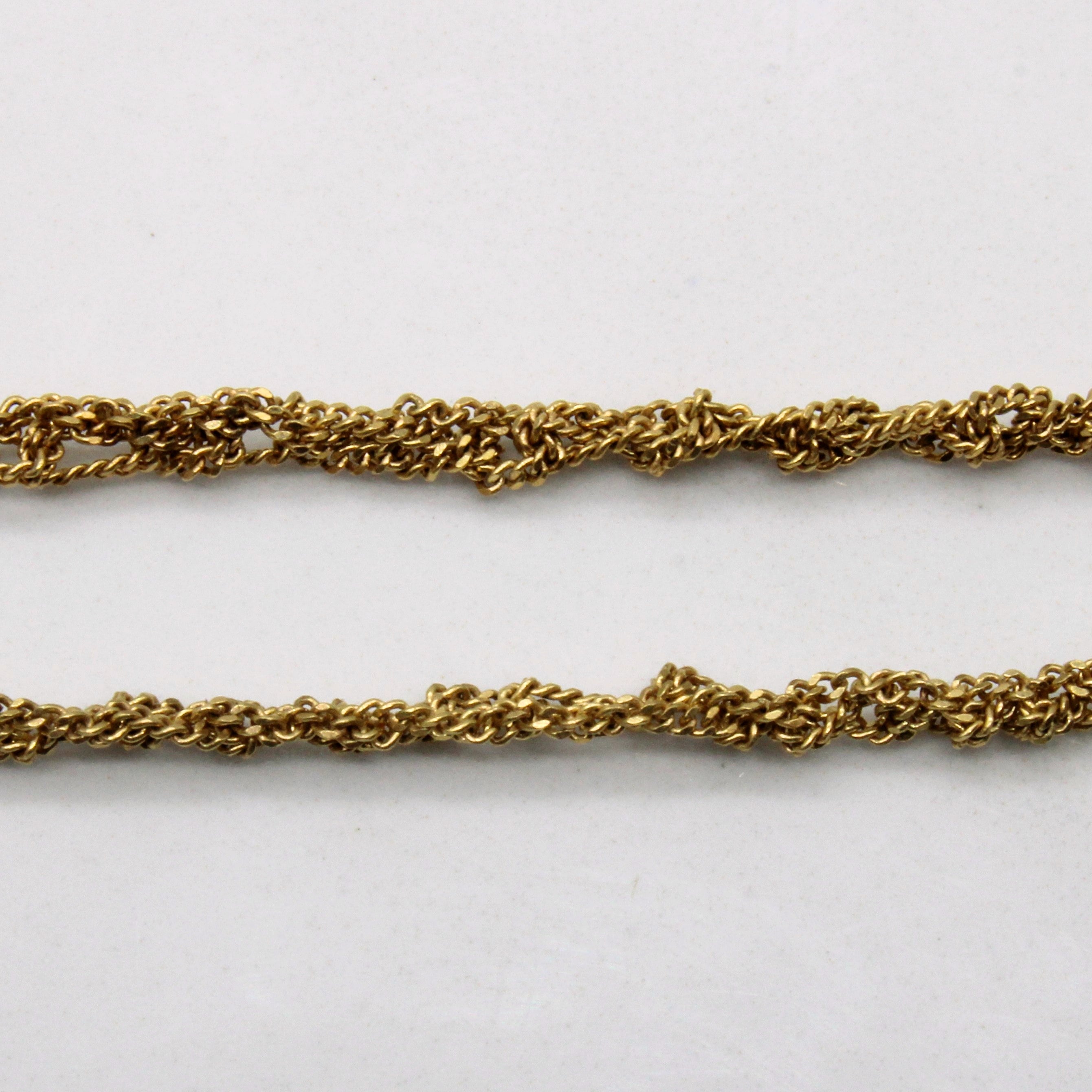 Diamond Swirl Pendant Necklace | 0.13ctw | 16" |