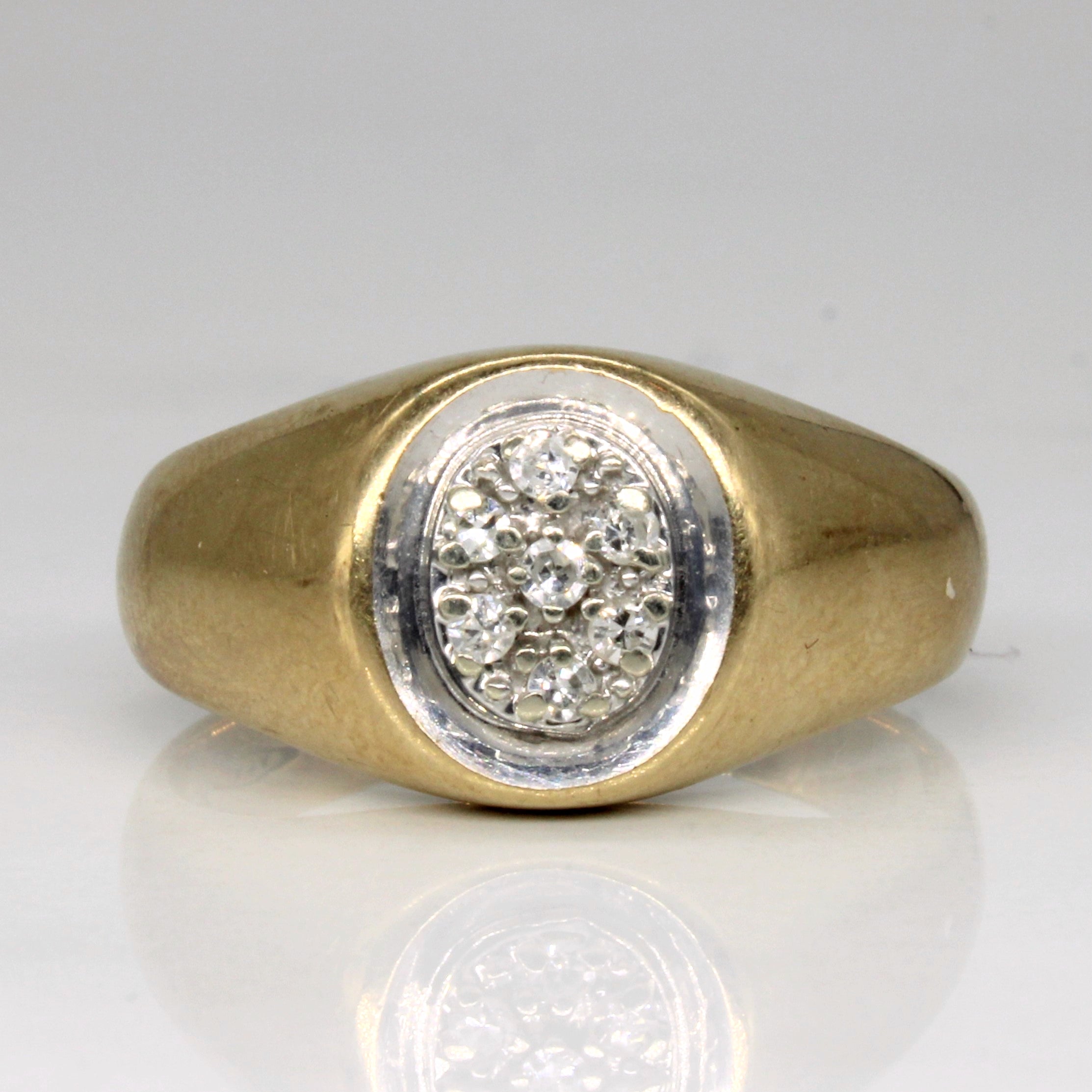 Diamond Cluster Ring | 0.13ctw | SZ 9.75 |