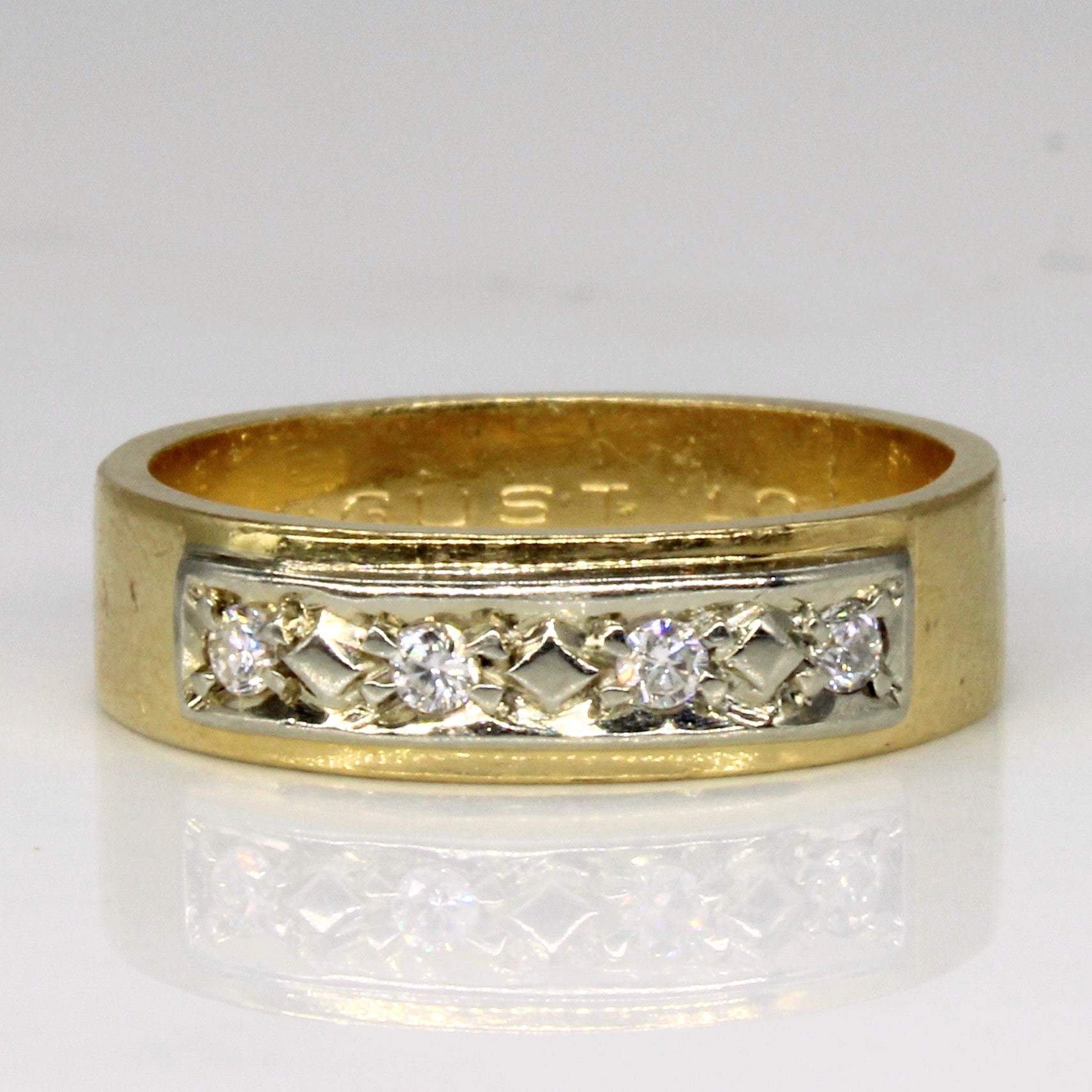 Four Stone Diamond Band | 0.09ctw | SZ 6 |