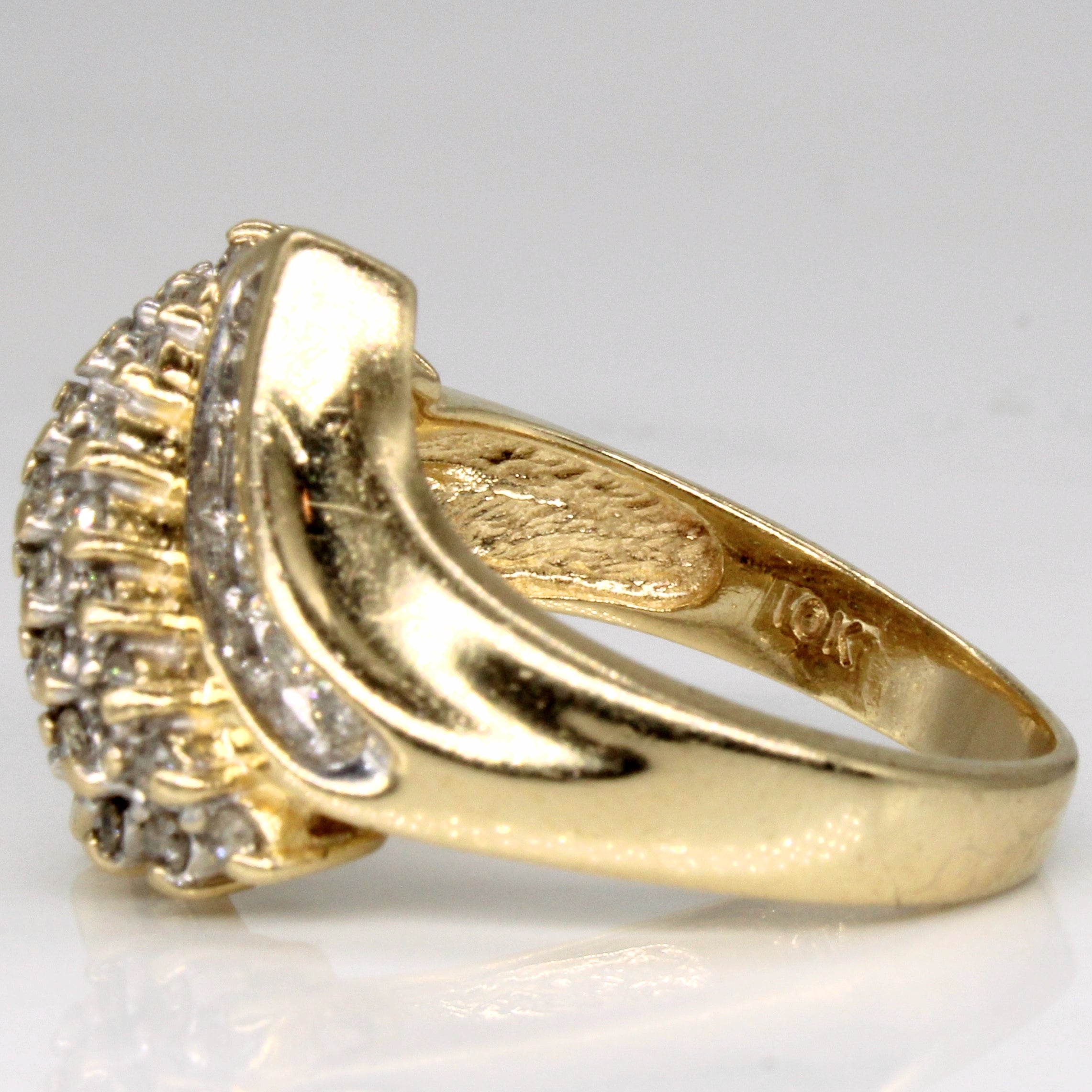 Diamond Waterfall Ring | 1.00ctw | SZ 7.25 |