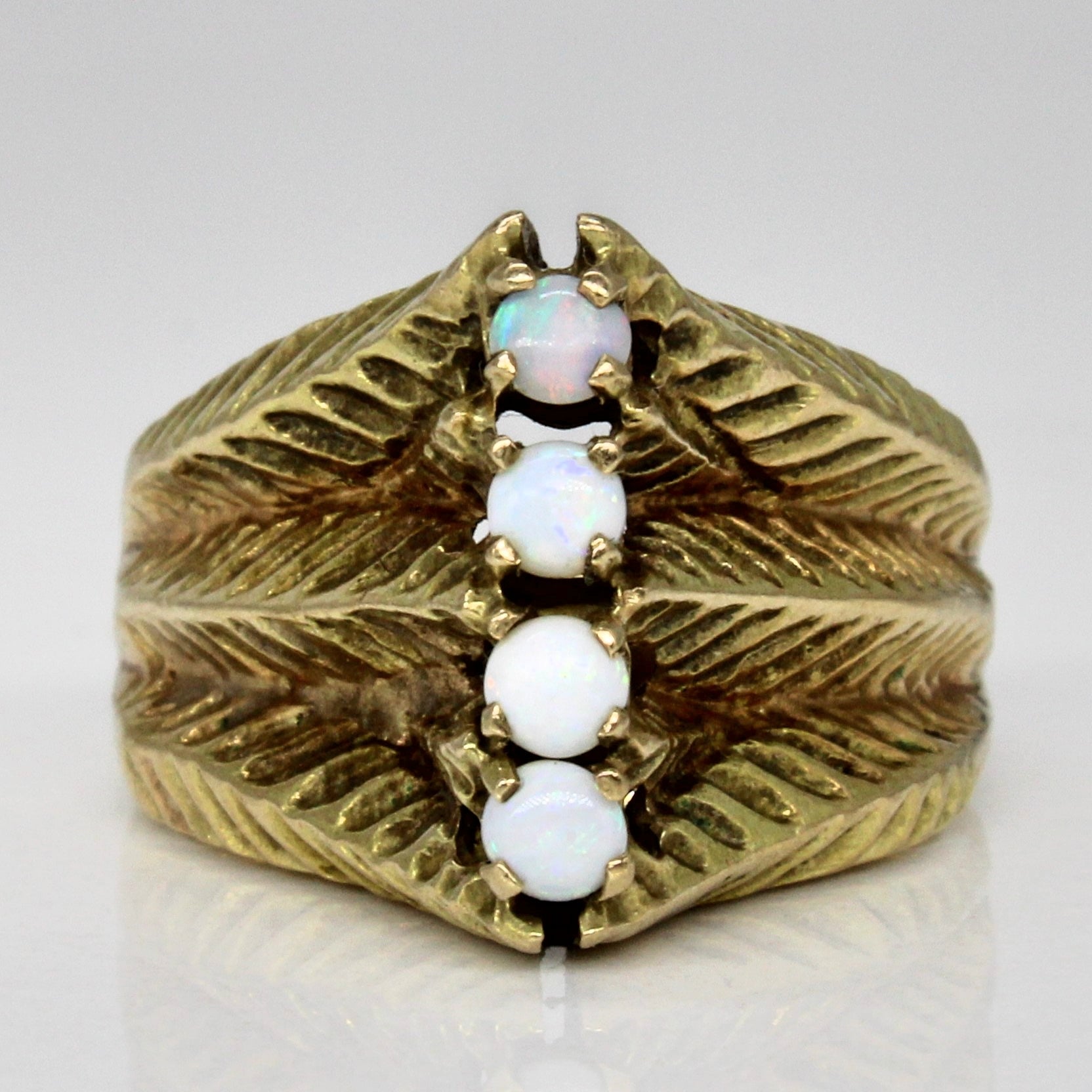 Bague sertie d'opale High Point | 0,14 ct | Taille 4 |