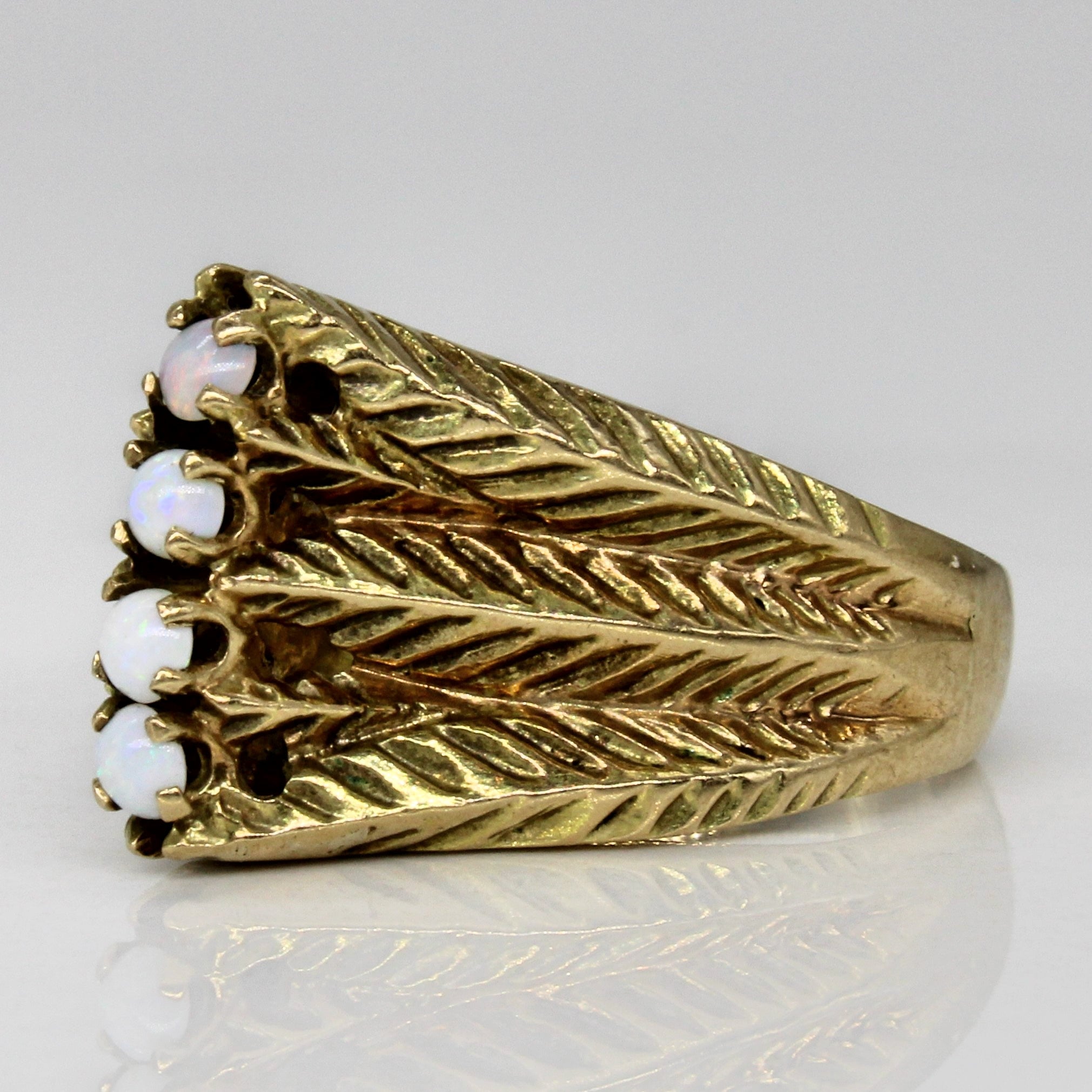 Bague sertie d'opale High Point | 0,14 ct | Taille 4 |