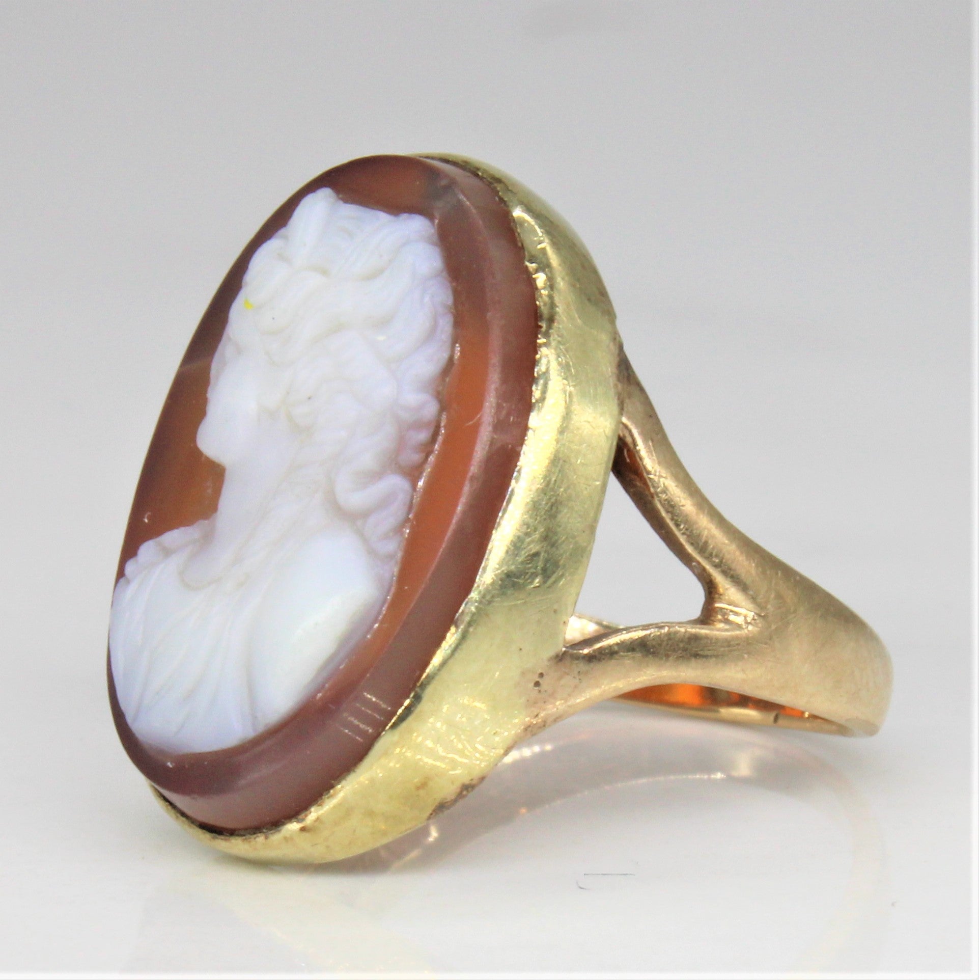 Split Shank Cameo Ring | SZ 4.5 |