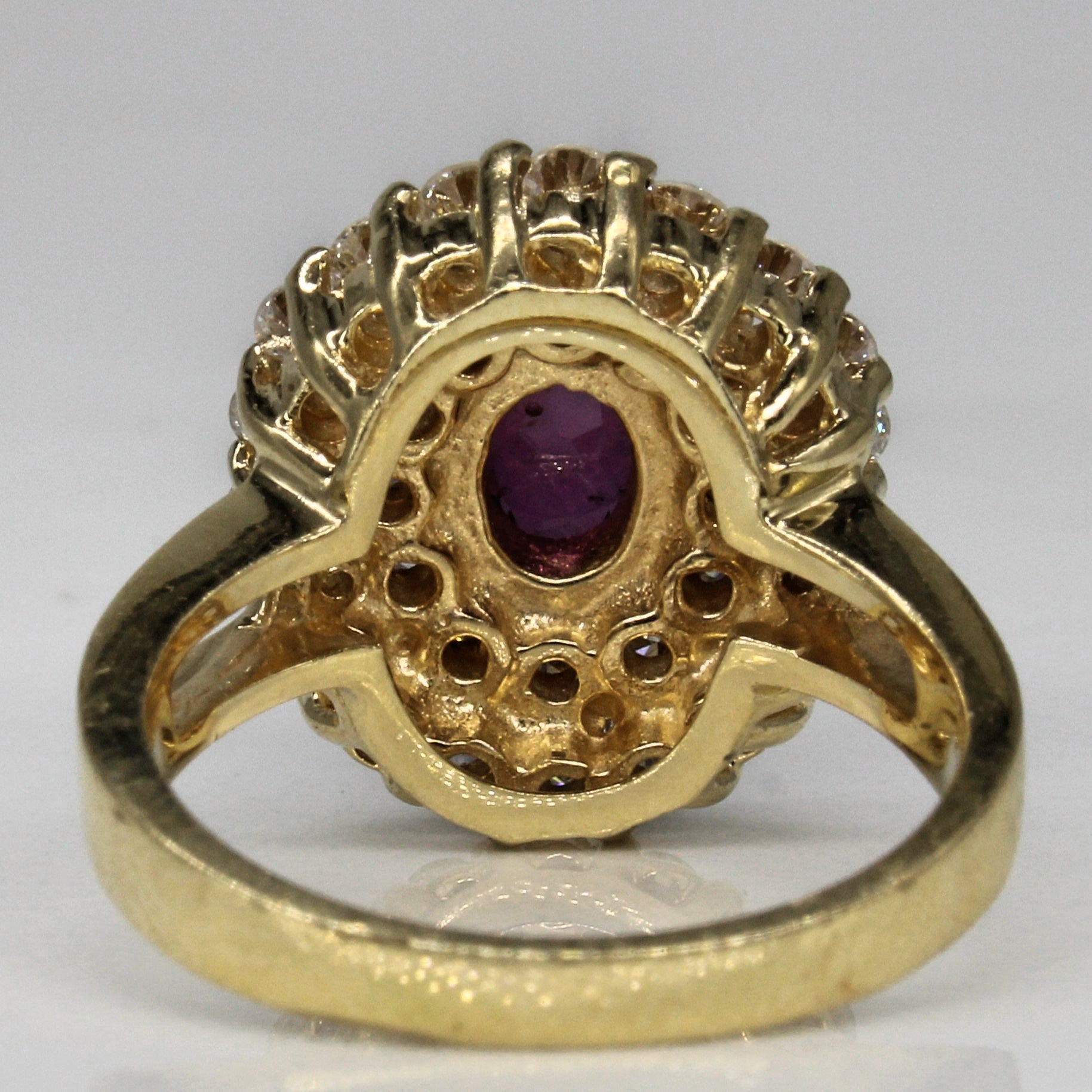 Ruby & Diamond Cluster Ring | 1.45ct, 0.90ctw | SZ 4.75 |
